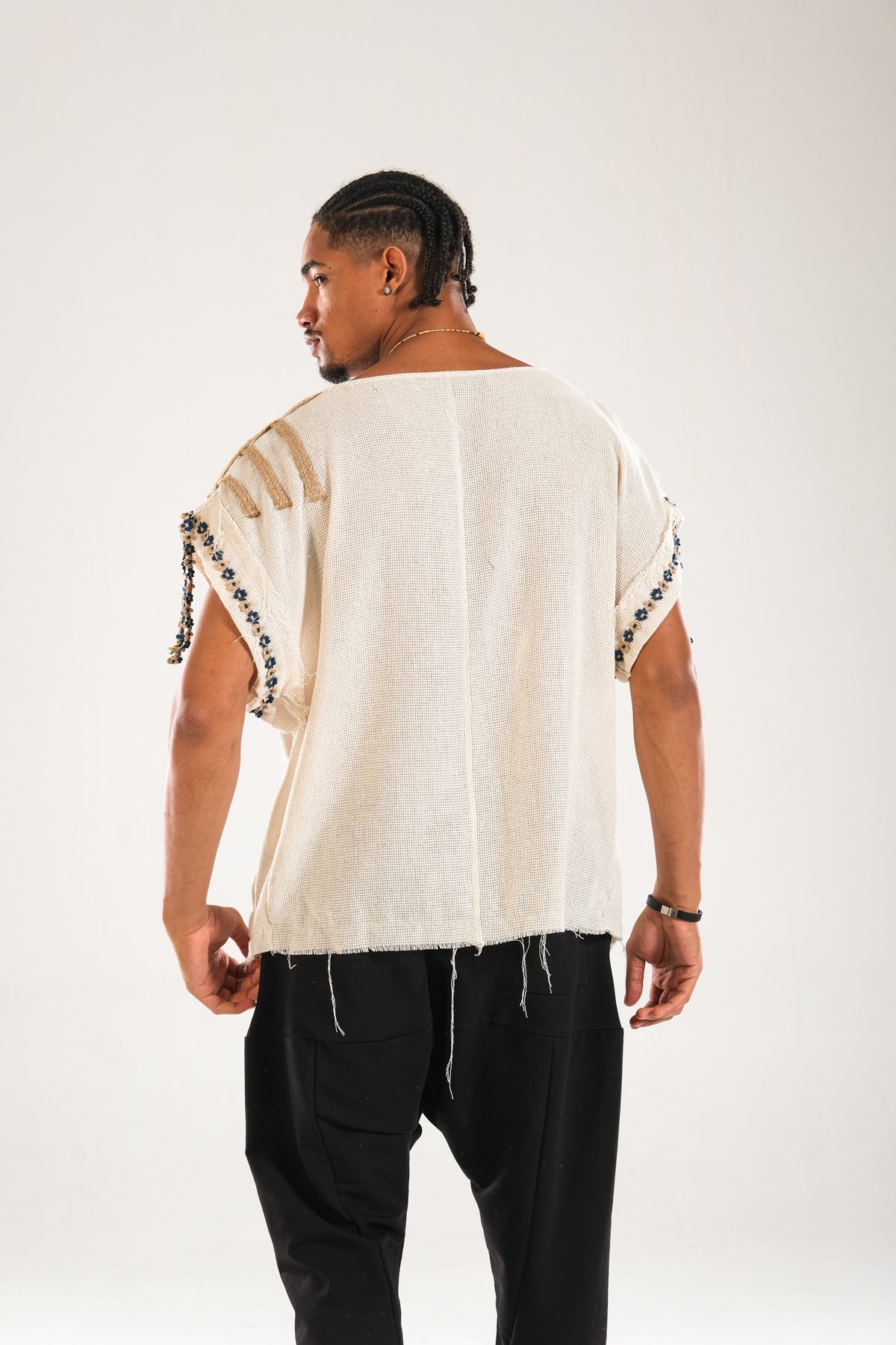Buldan Kumaş Oversize Tasarım T-Shirt