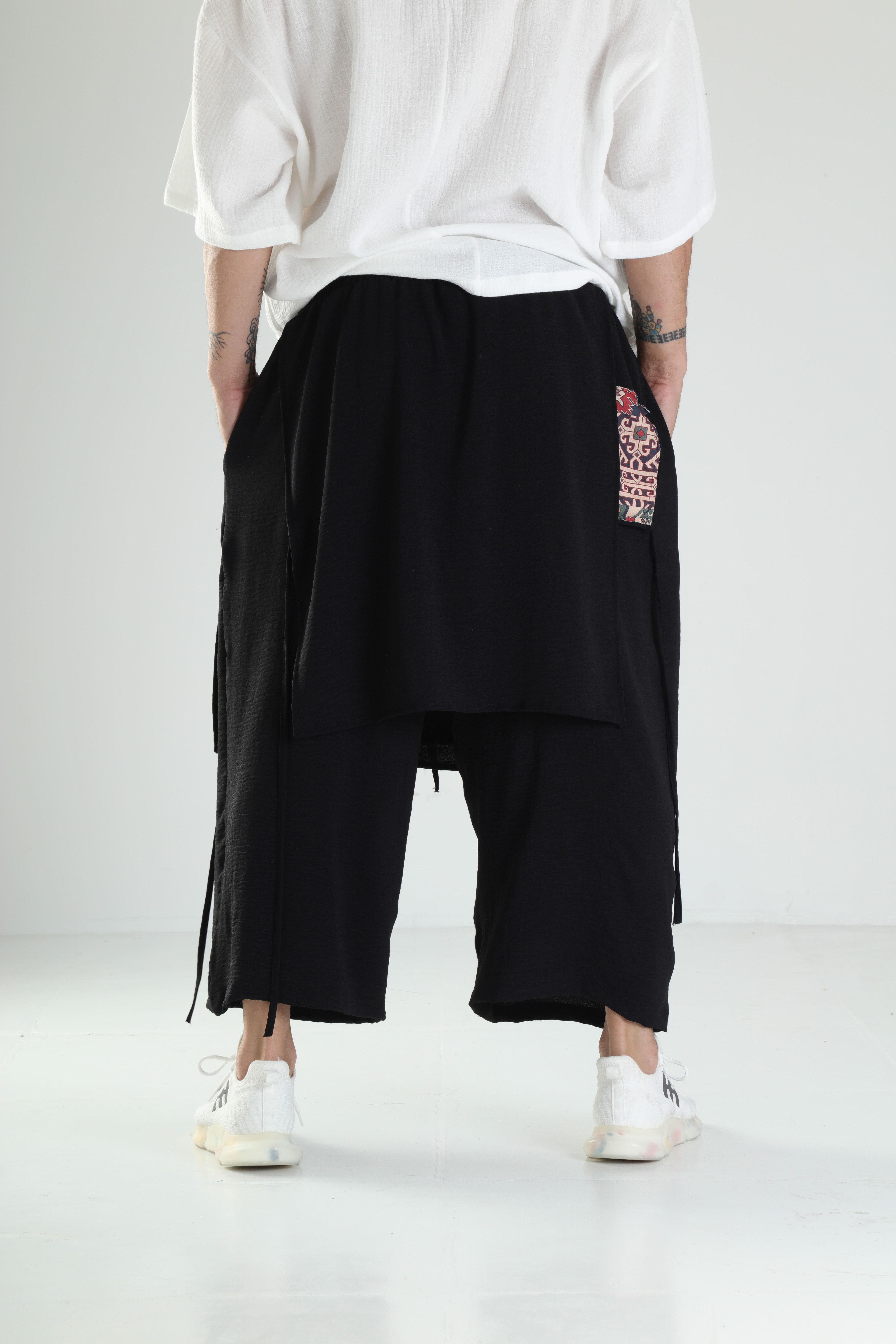Etnik Desenli Tokyo Şalvar Pantolon