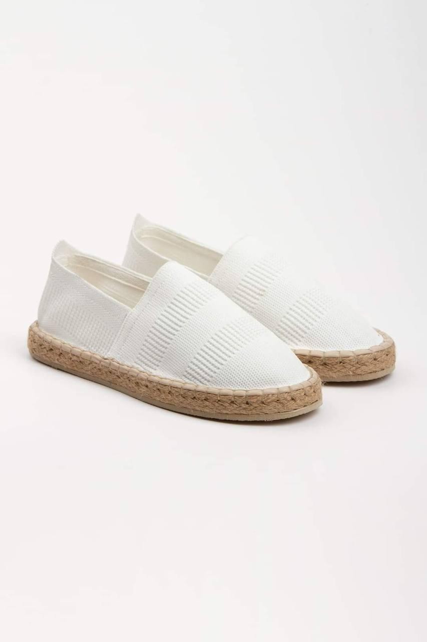 Triko Beyaz Espadril