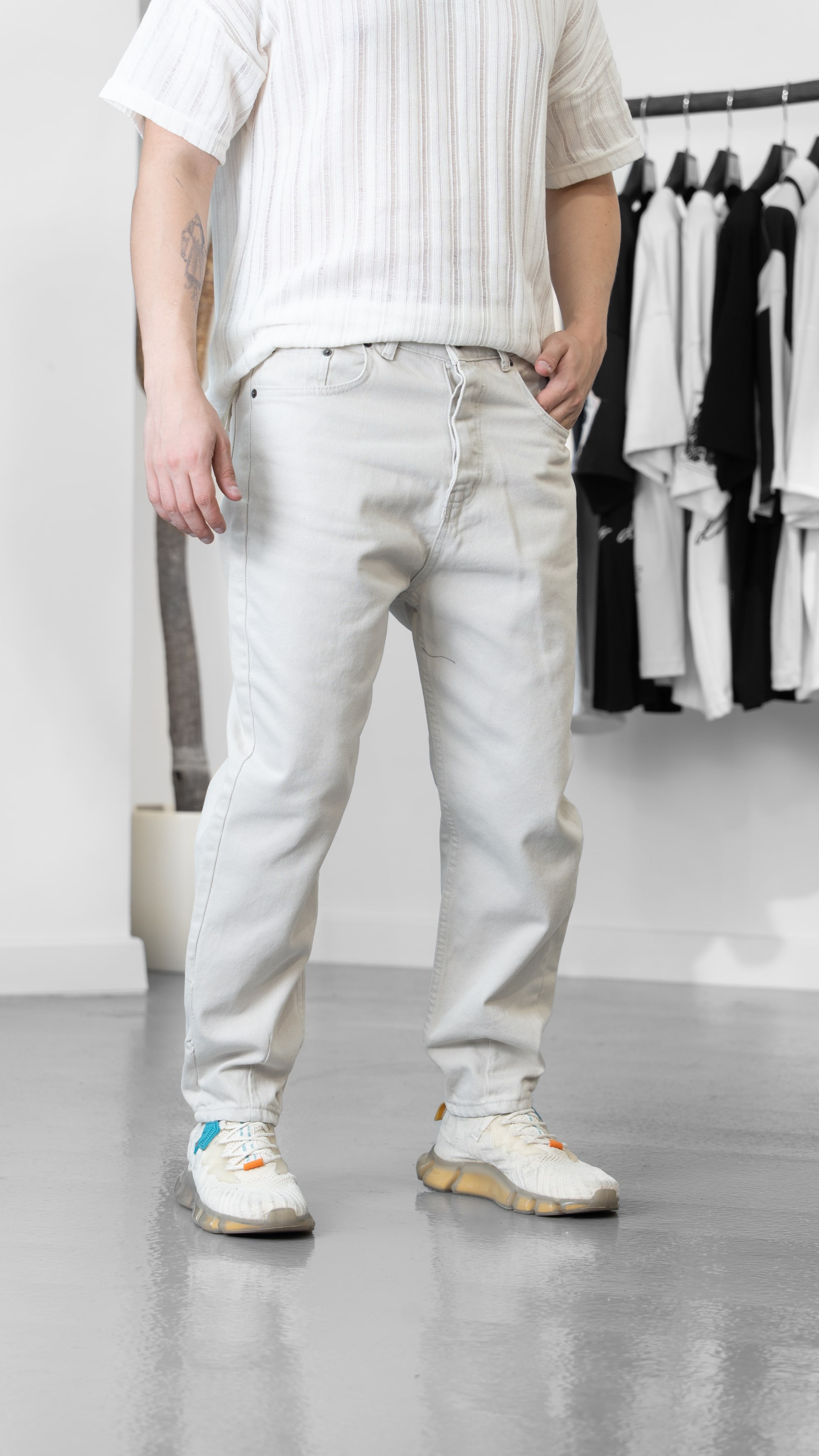 Gri Regular Kesim Pantolon