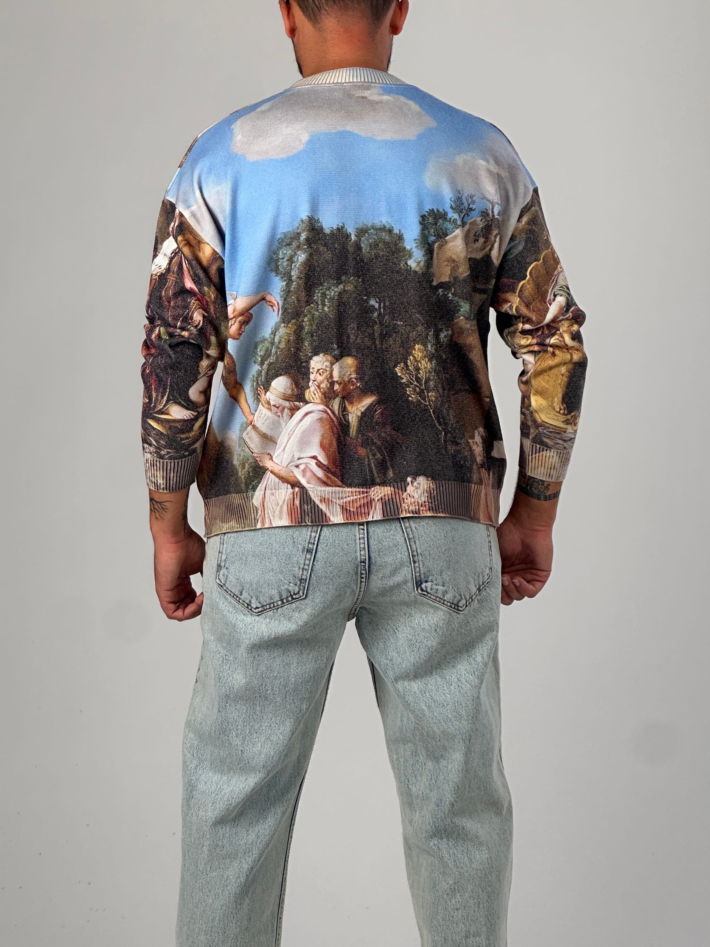Desenli İtaly Erkek Sweatshirt