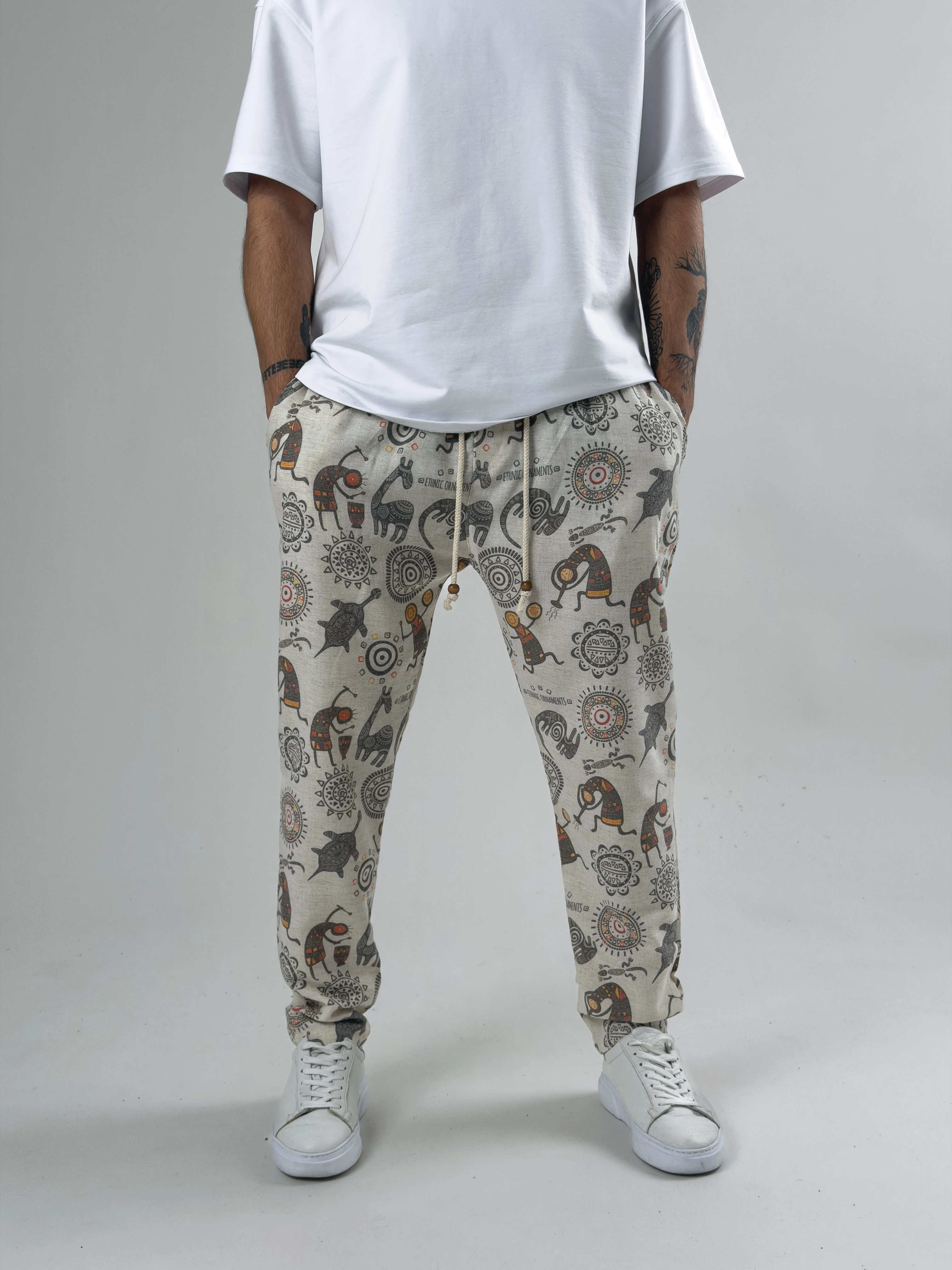 Cocopelli Desenli Baget Pantolon COC2584