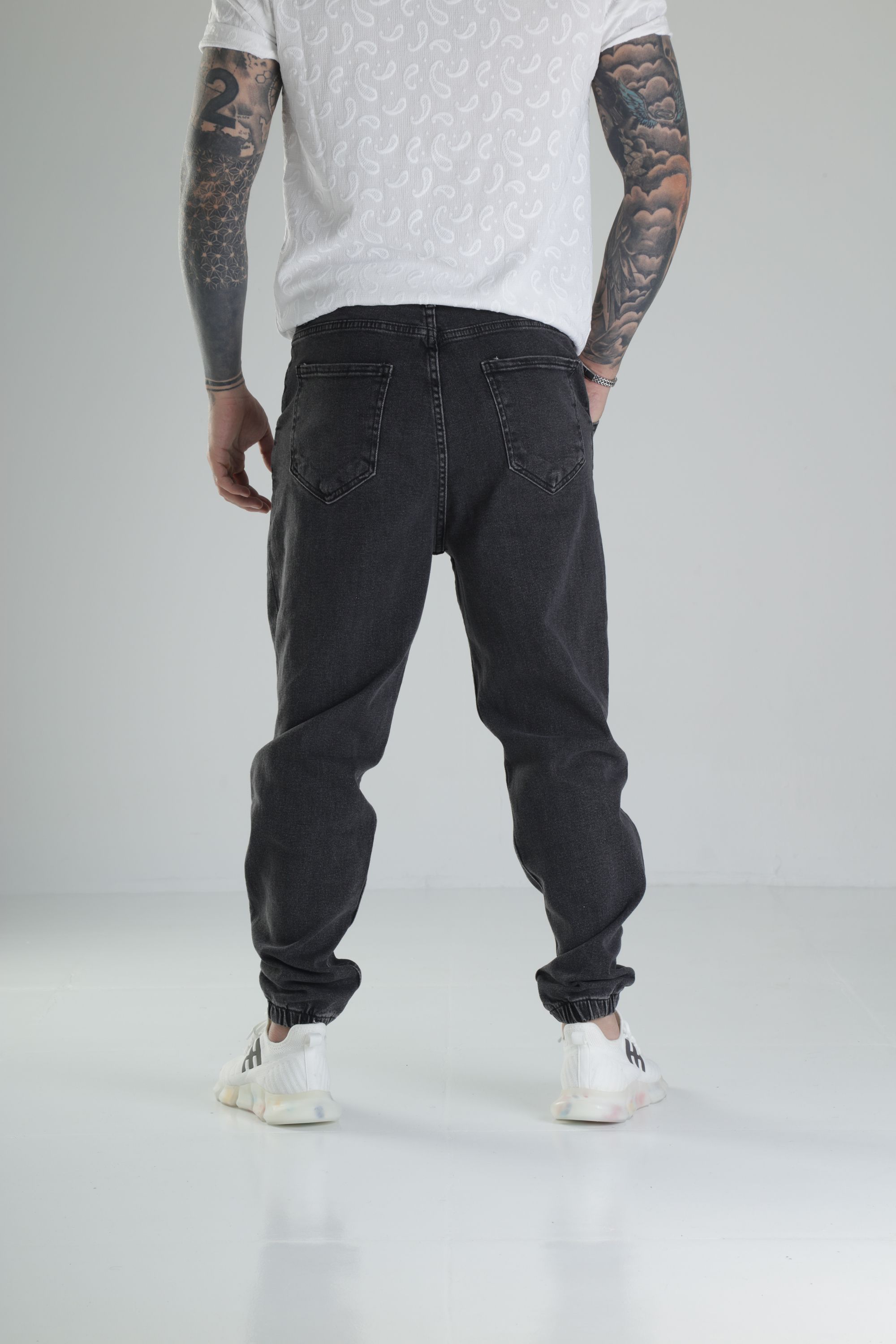 Antrasit Kot Jogger Pantolon