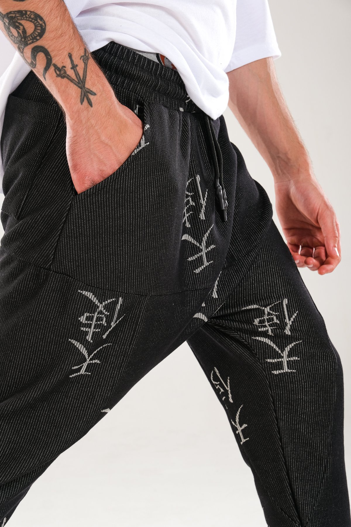 Chinese Desenli Harem Jogger