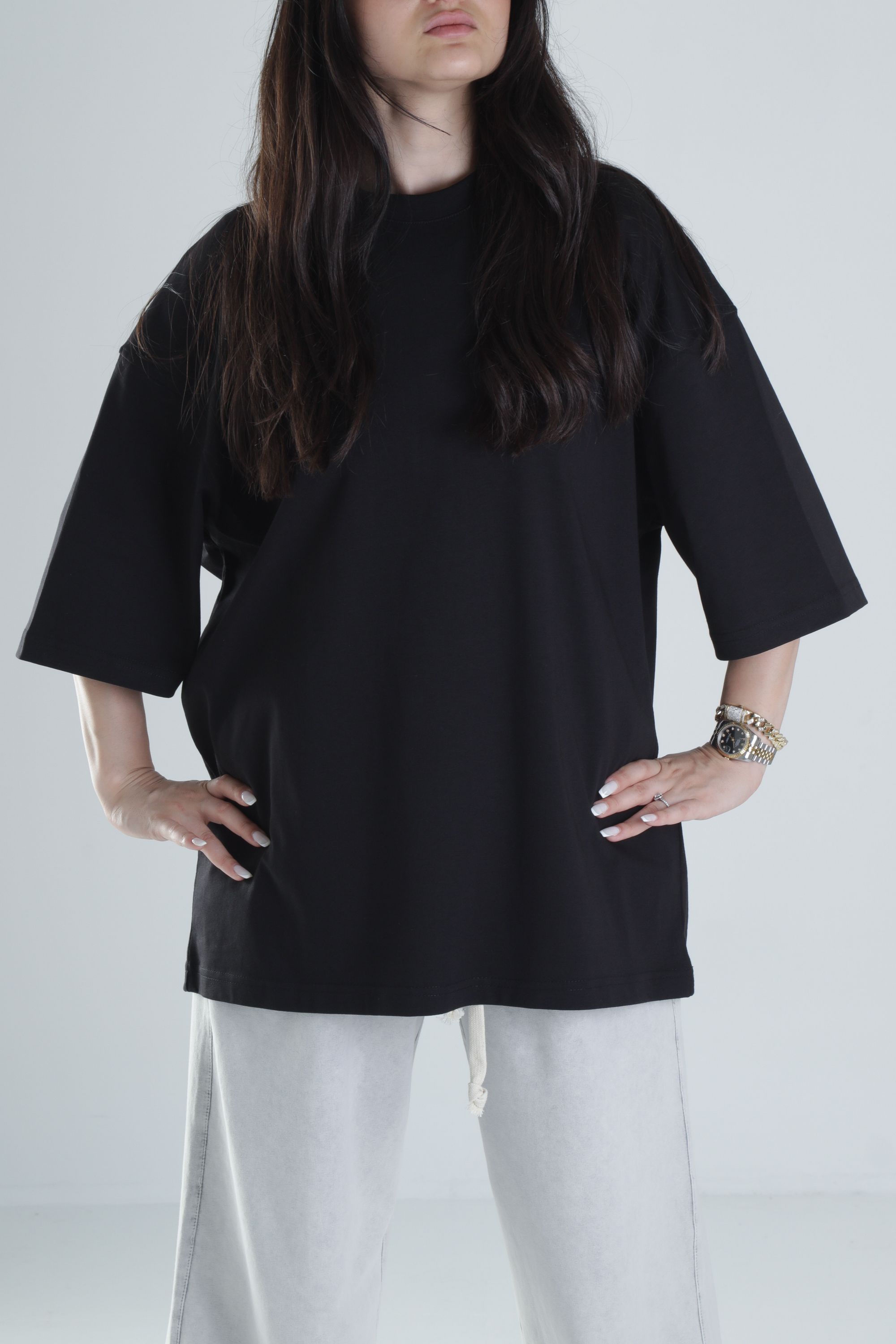 Oversize Siyah T-Shirt