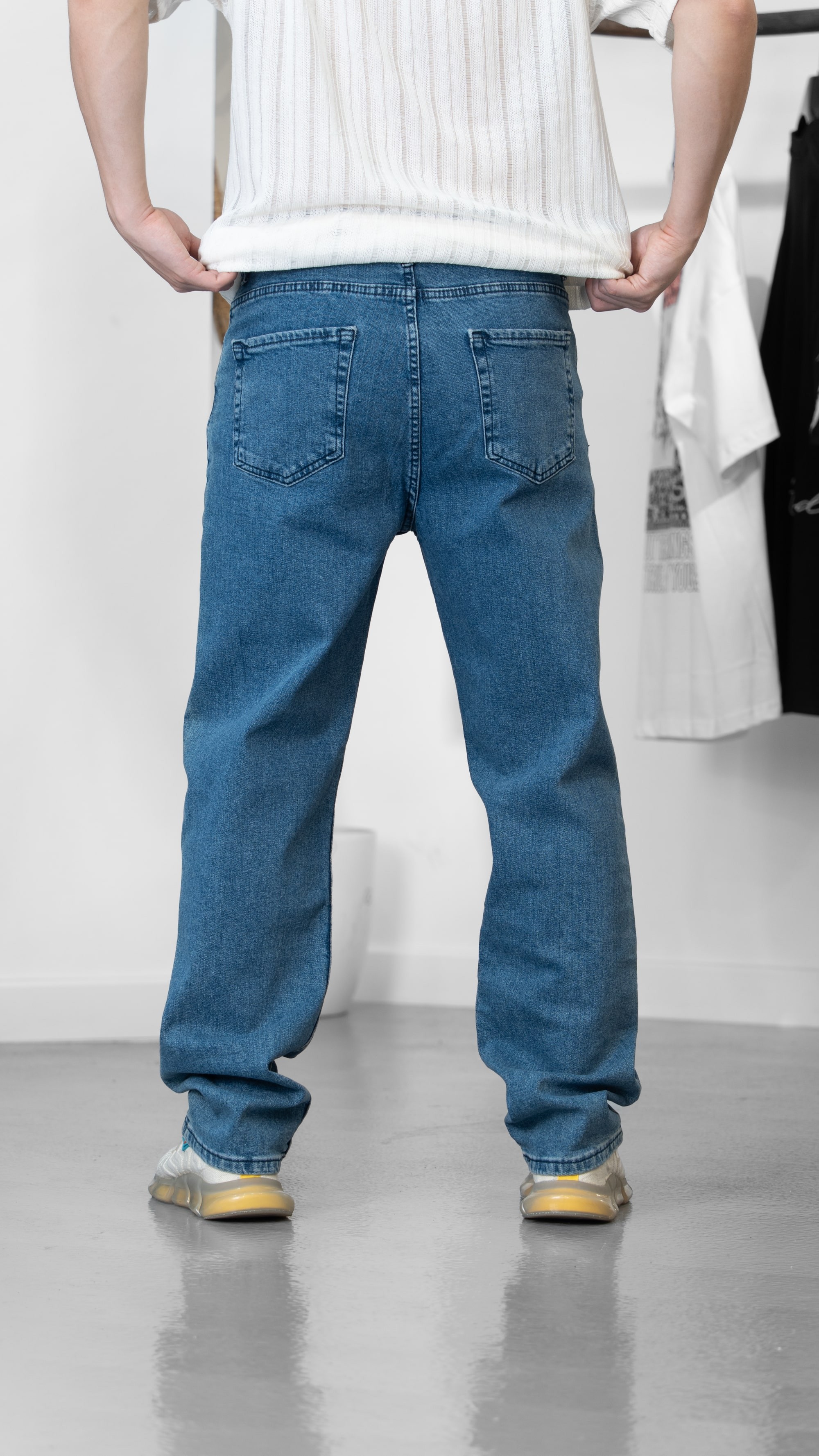 Mavi Baggy Pantolon