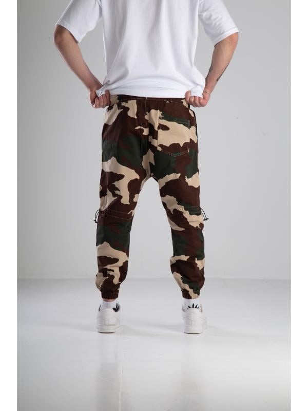 Gabardin Kamuflaj Jogger Pantolon