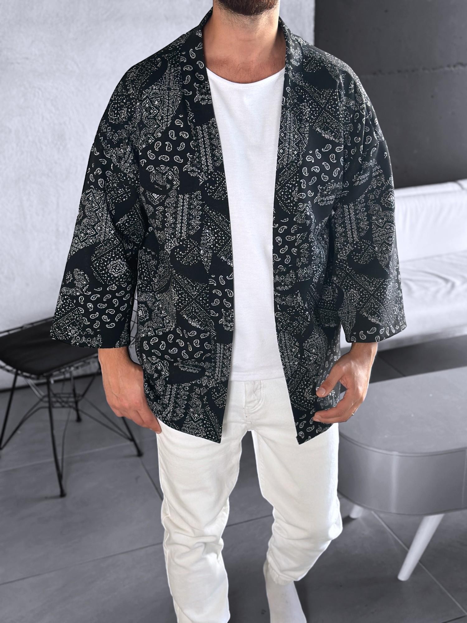 Etnik Desenli Kimono