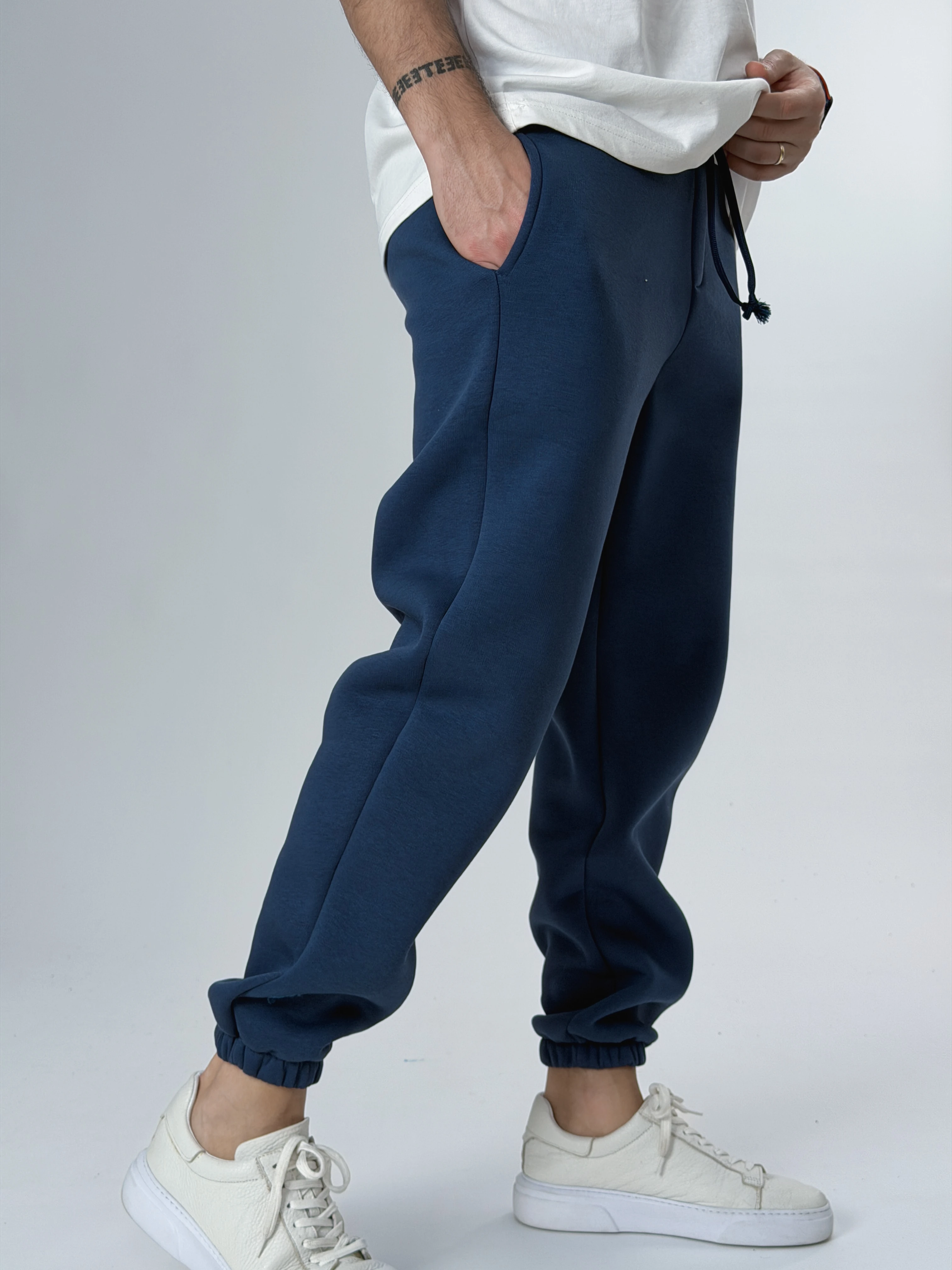 Şardonlu Lacivert Erkek Jogger Eşofman COC2552