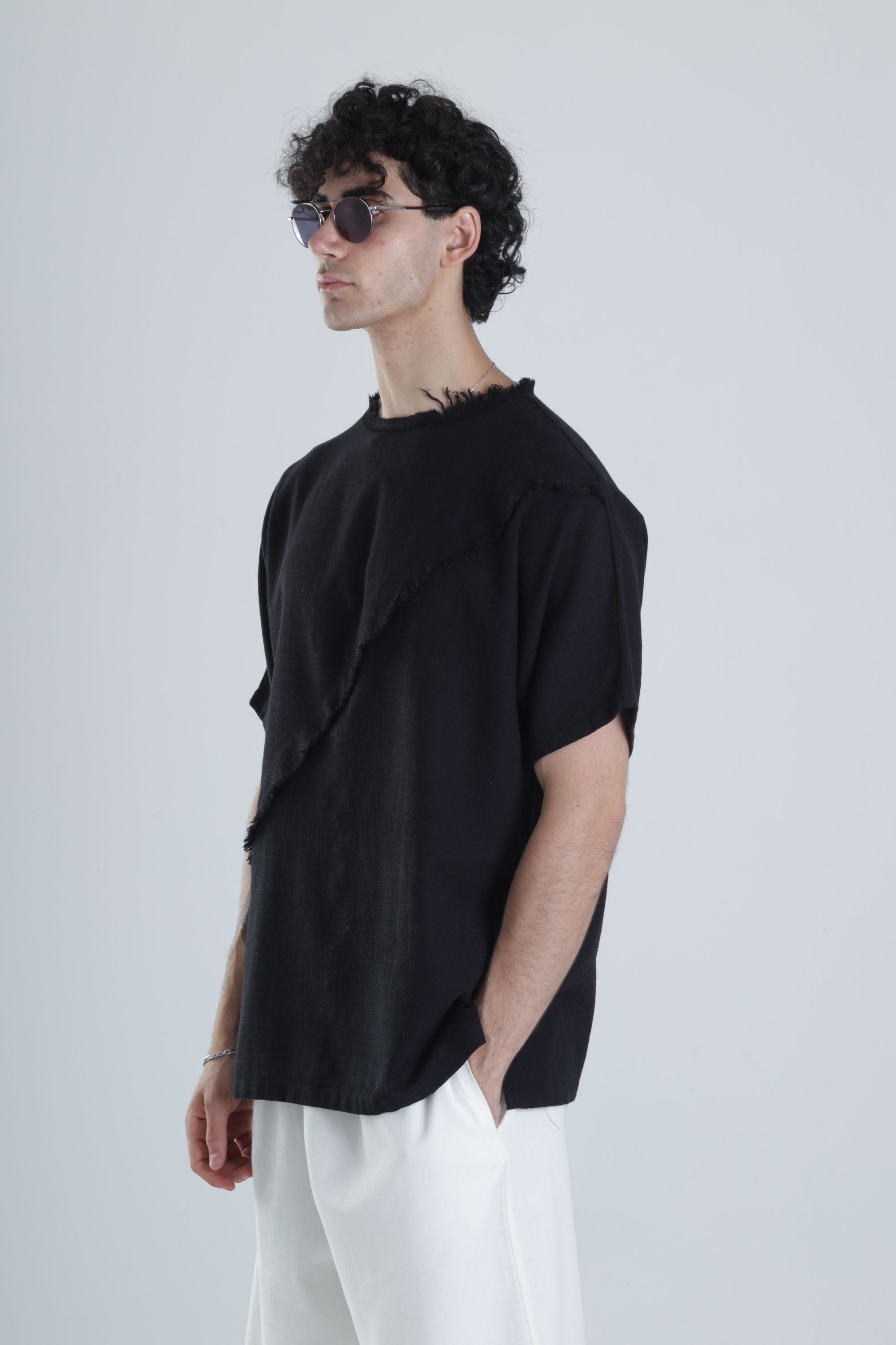 Tasarım Siyah T-Shirt