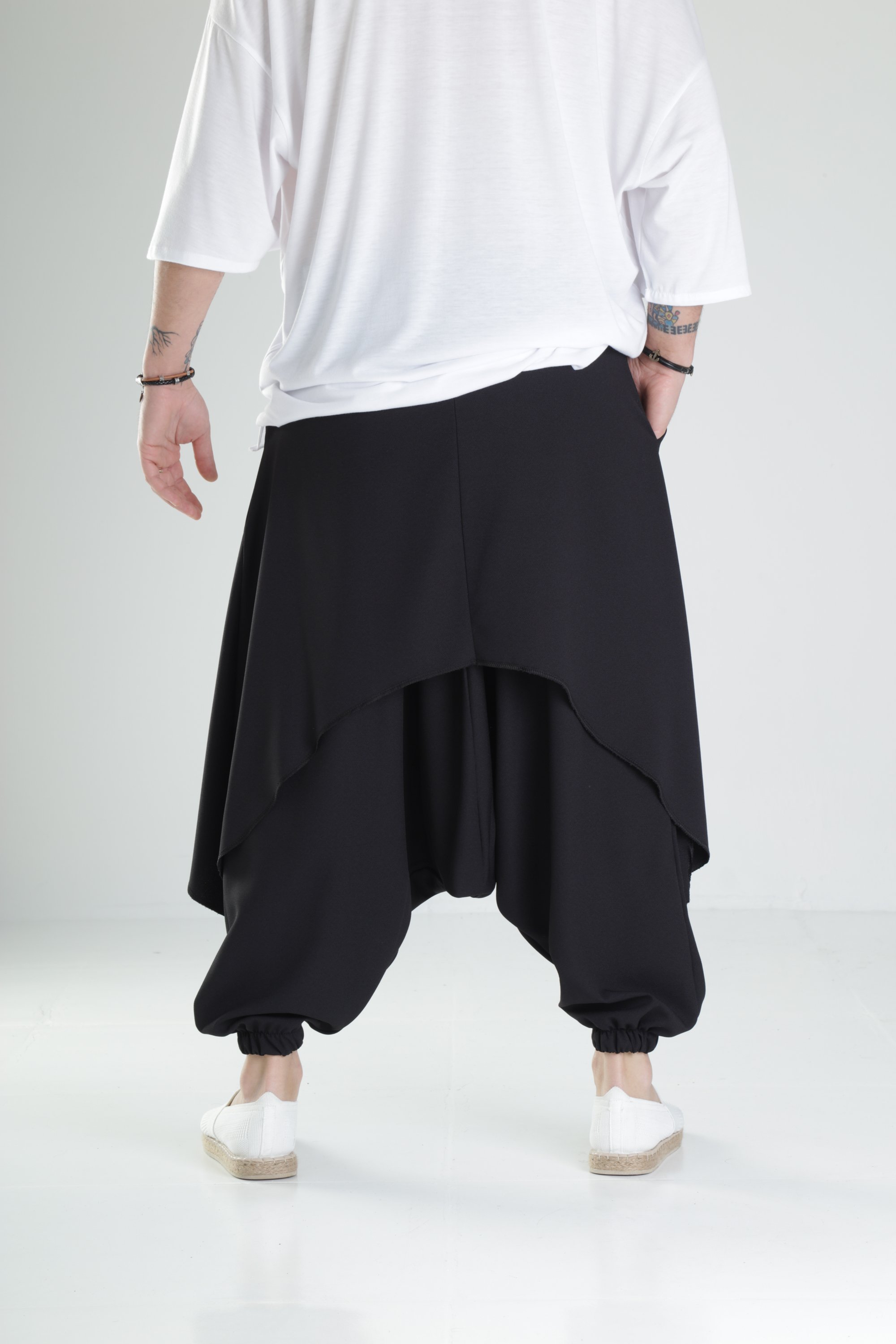 Oversize Şalvarlı Samurai Pantolon
