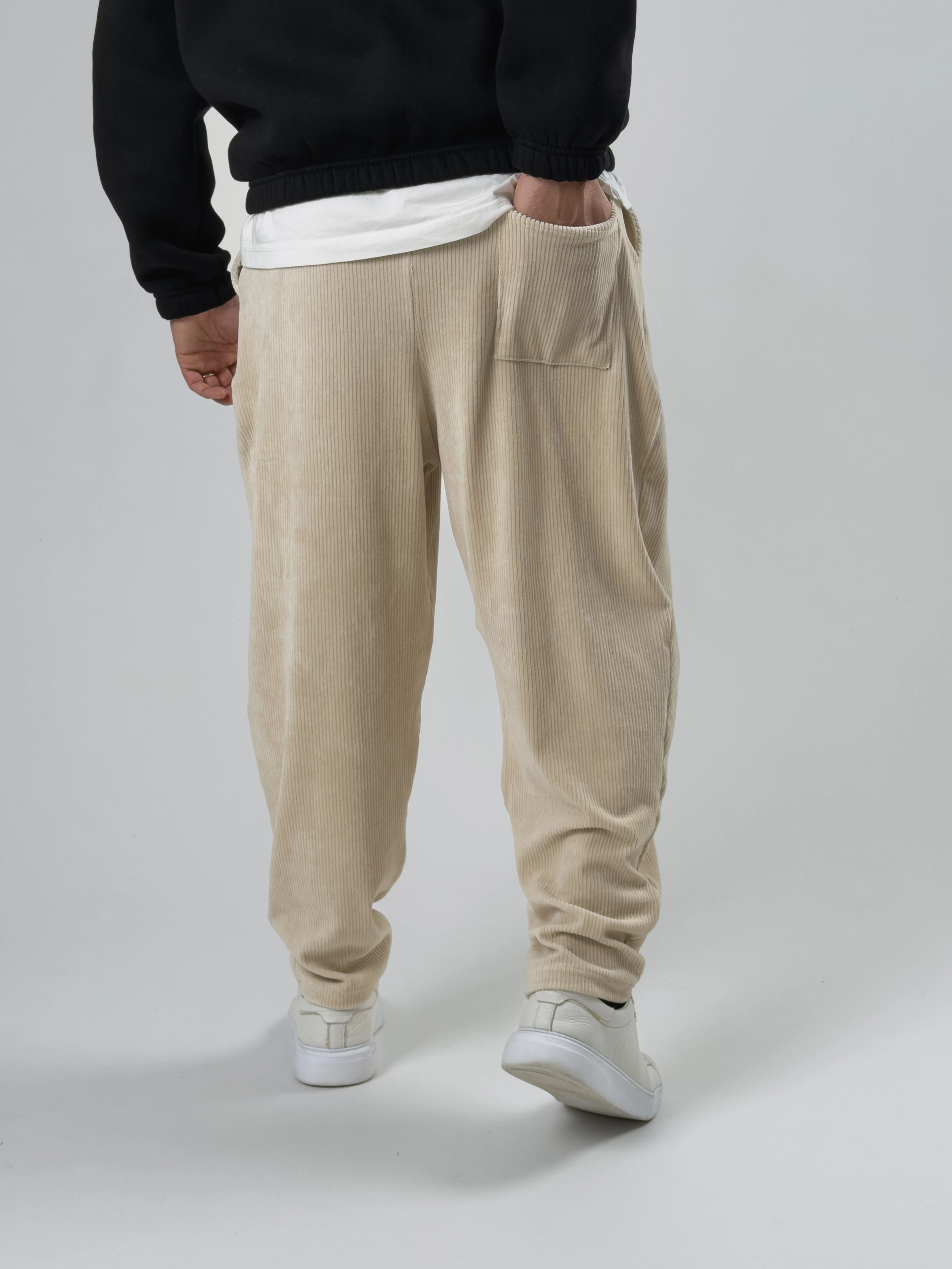 Bej Pileli Erkek Yarım Şalvar COC2558