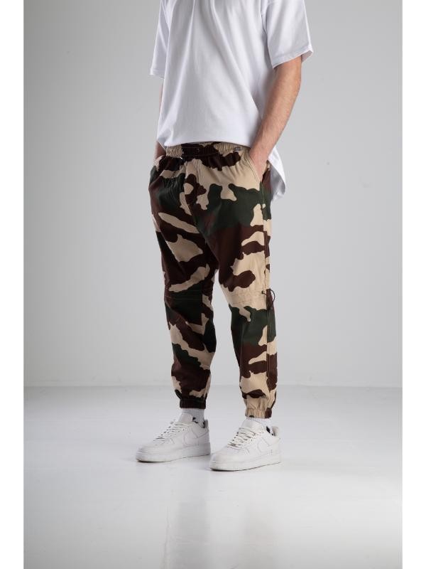 Gabardin Kamuflaj Jogger Pantolon