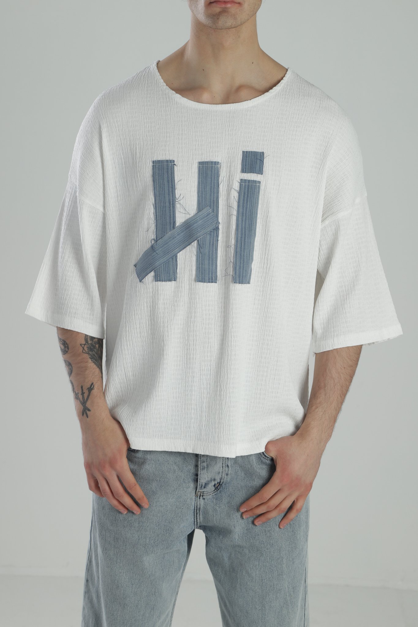 Bürümcük Kumaş Bohem T-Shirt