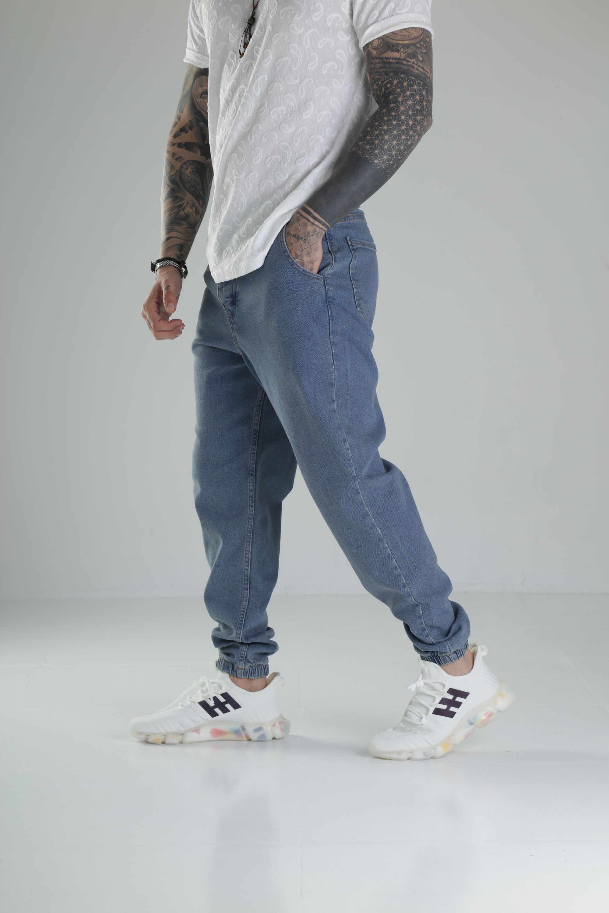 Mavi Kot Jogger Pantolon