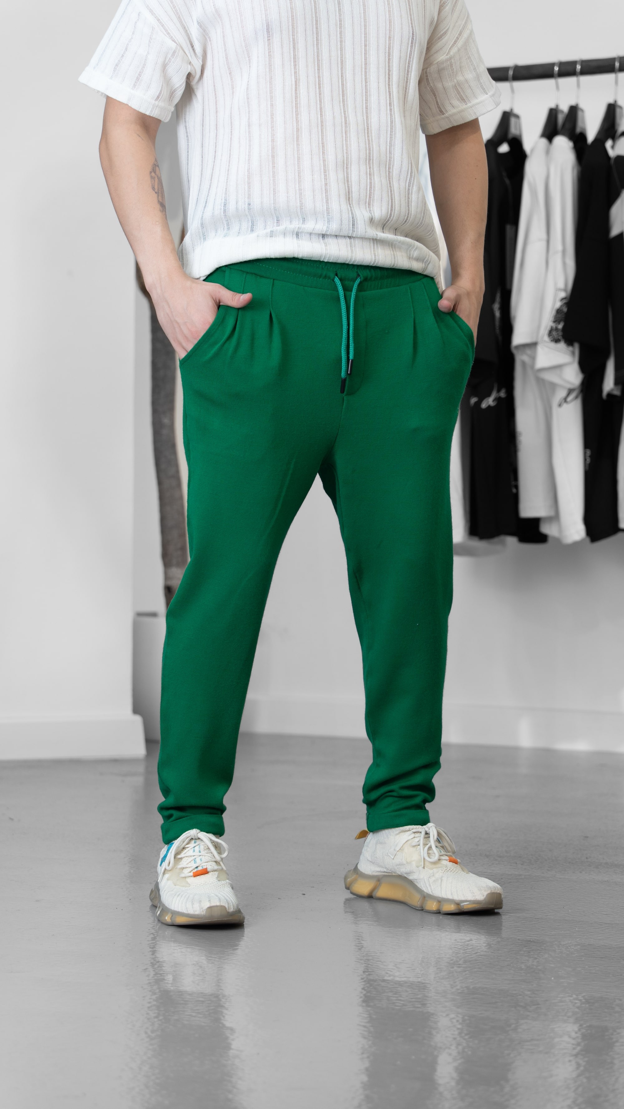 Yeşil Penye Jogger