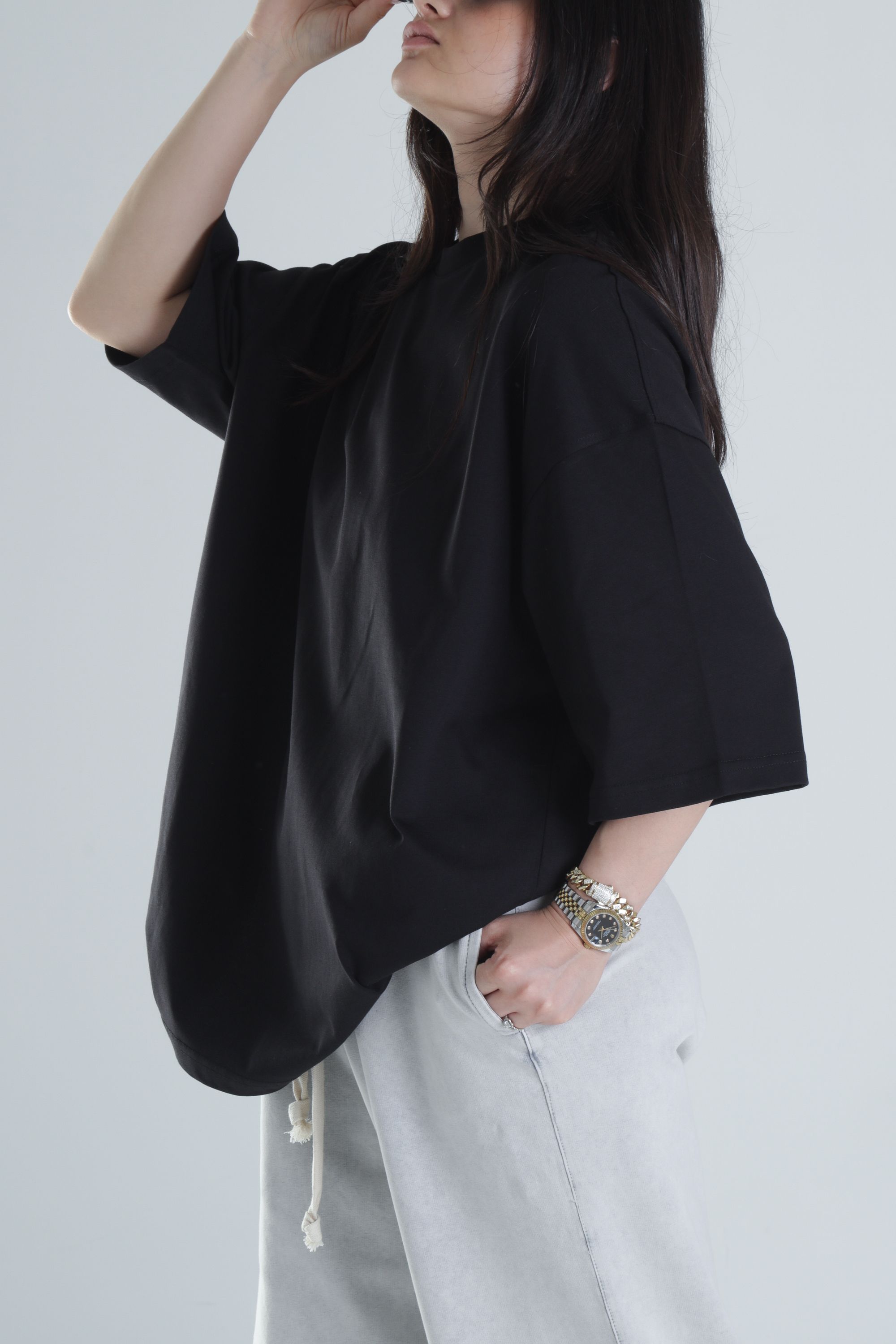 Oversize Siyah T-Shirt