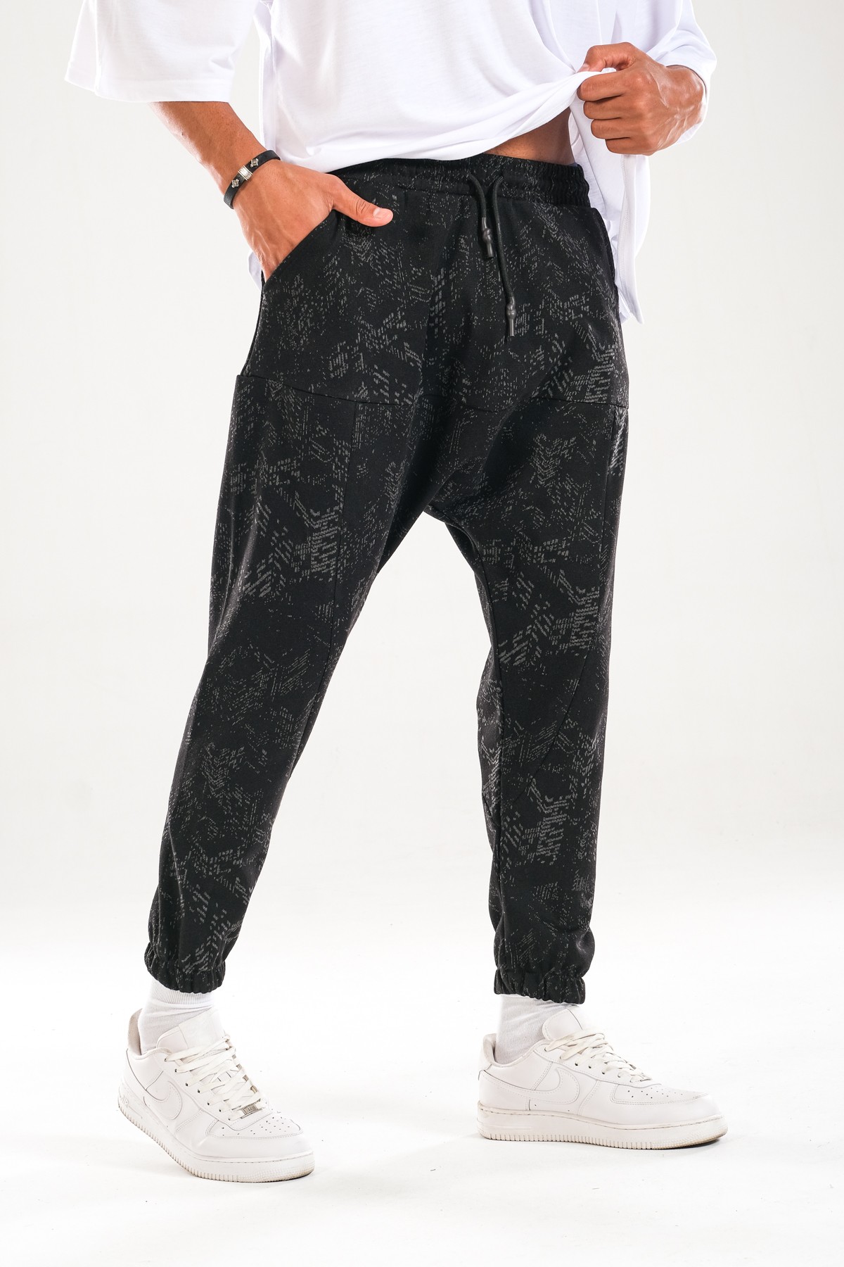 Desenli Harem Jogger