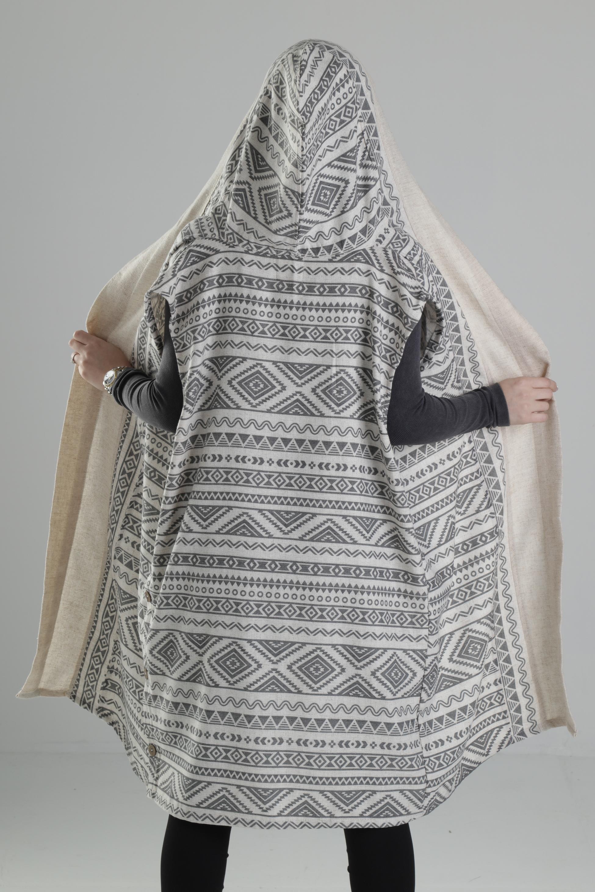 Etnik Desenli Kimono