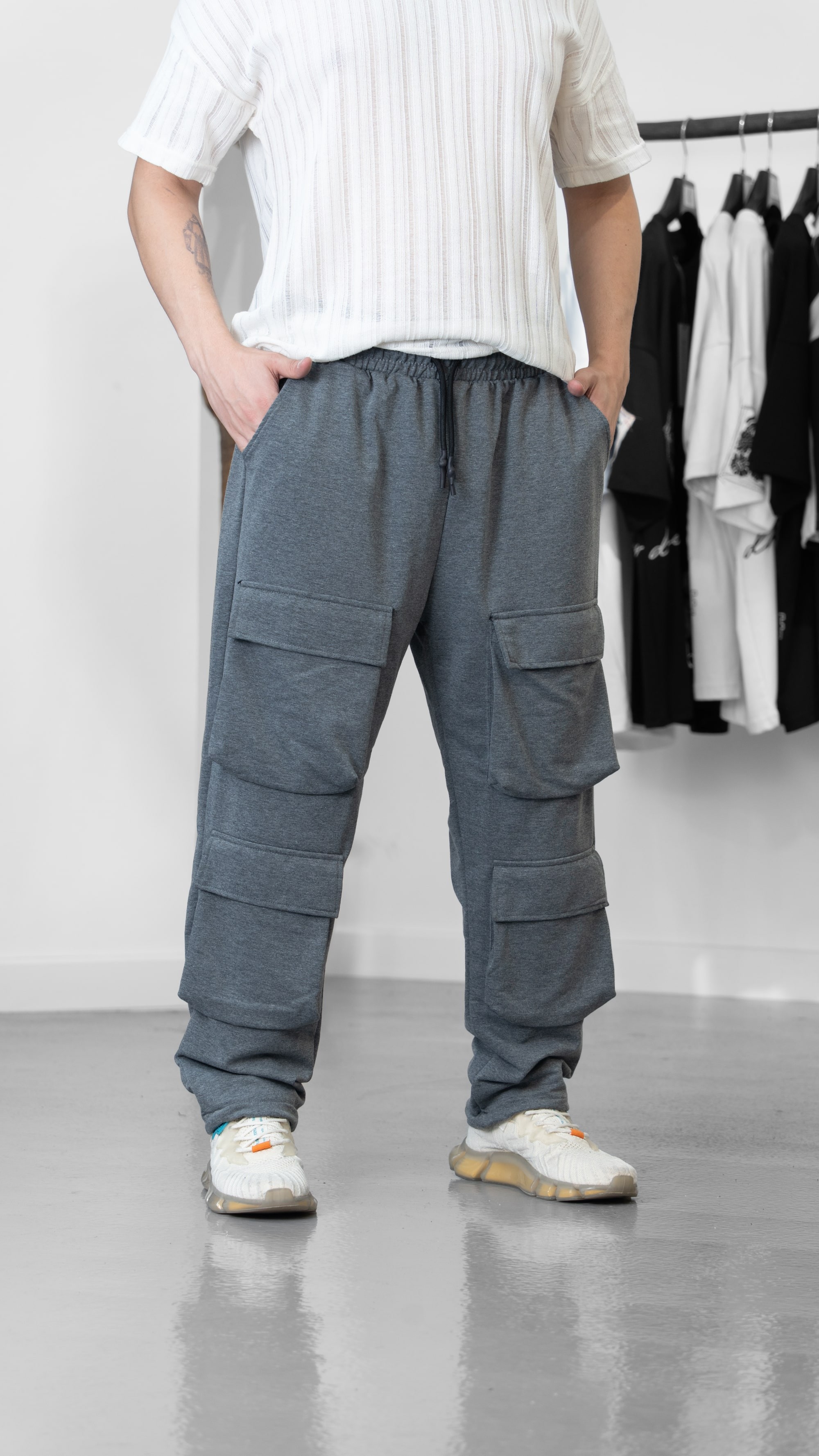 Kargo Cepli Baggy Pantolon
