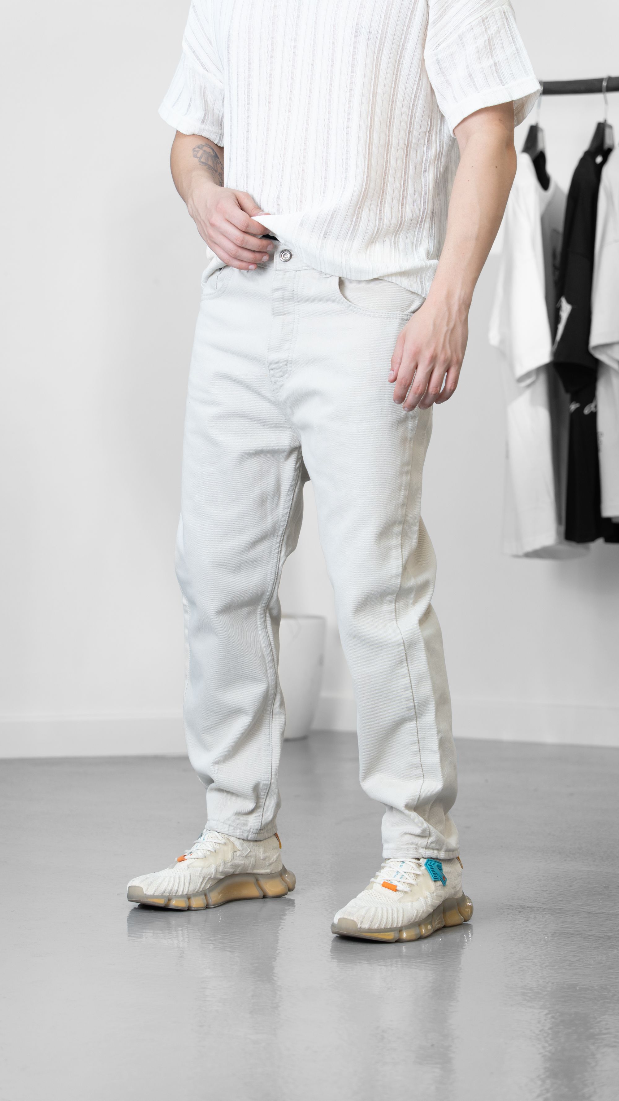 Gri Regular Kesim Pantolon