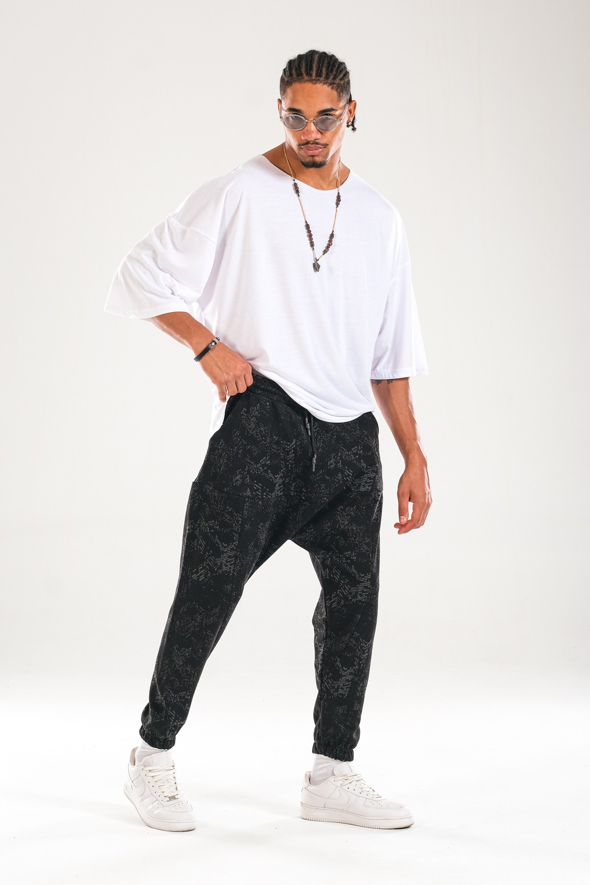 Desenli Harem Jogger