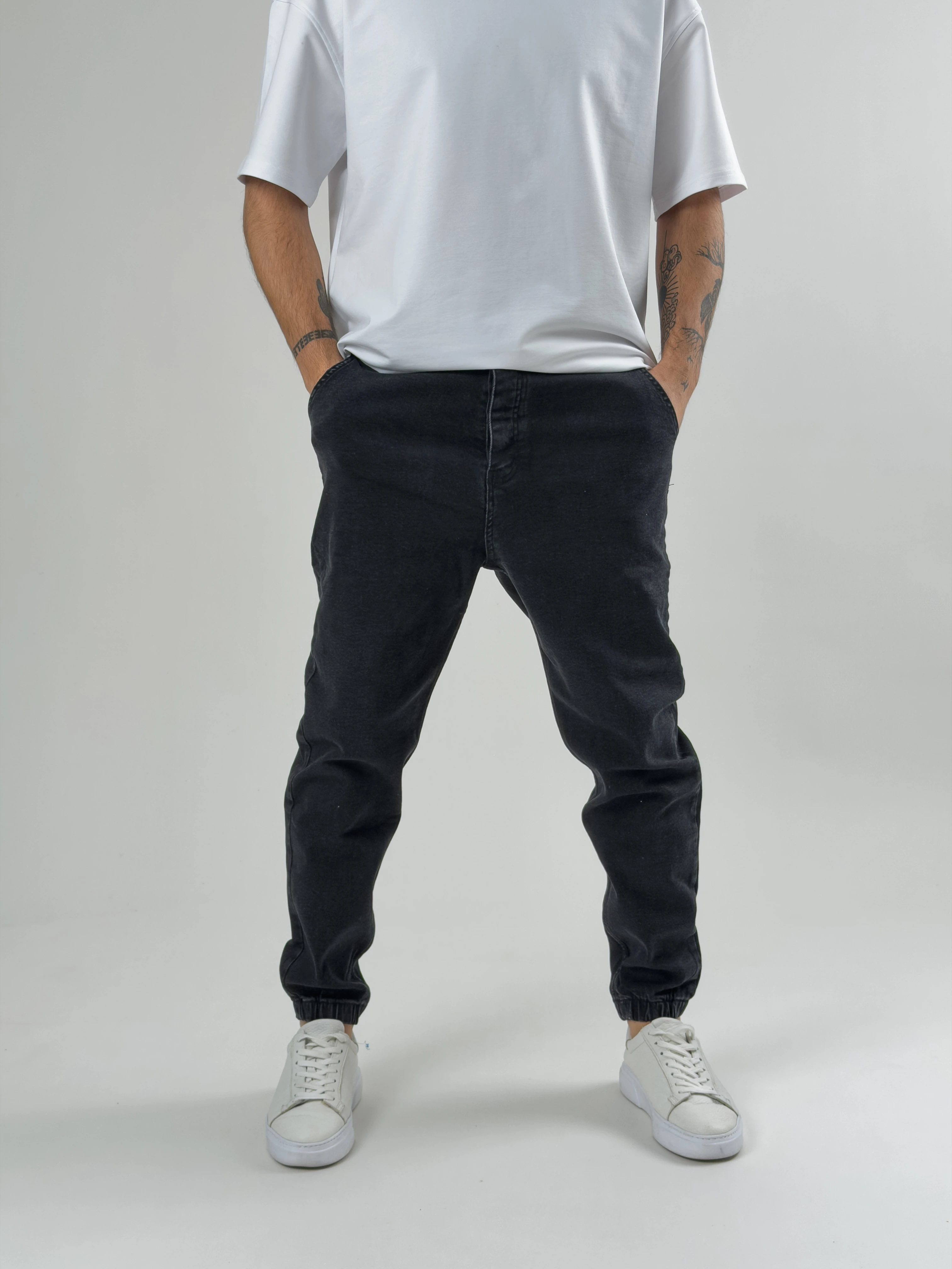 Erkek Antrasit Kot Jogger Pantolon COC2582