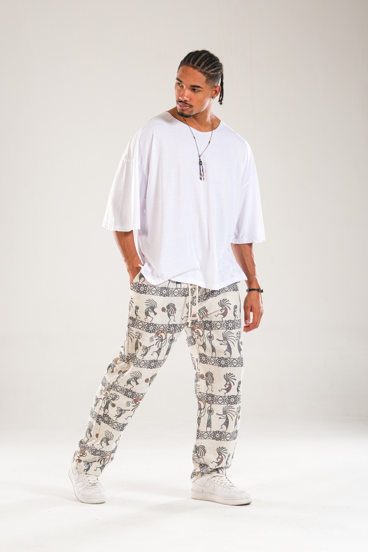 Cocopelli Desenli Baggy Pantolon