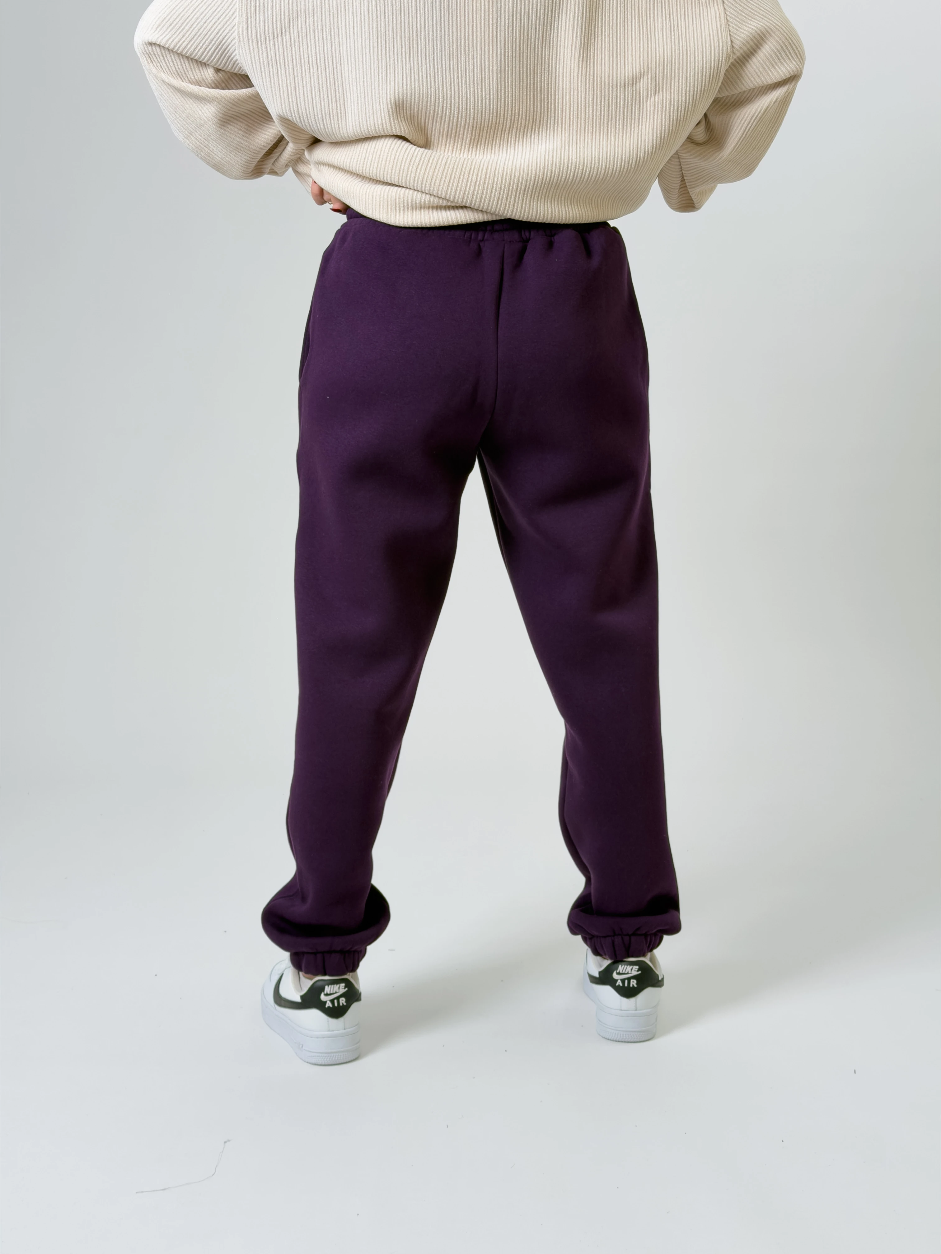 Şardonlu Mor Kadın Jogger Eşofman COC2541