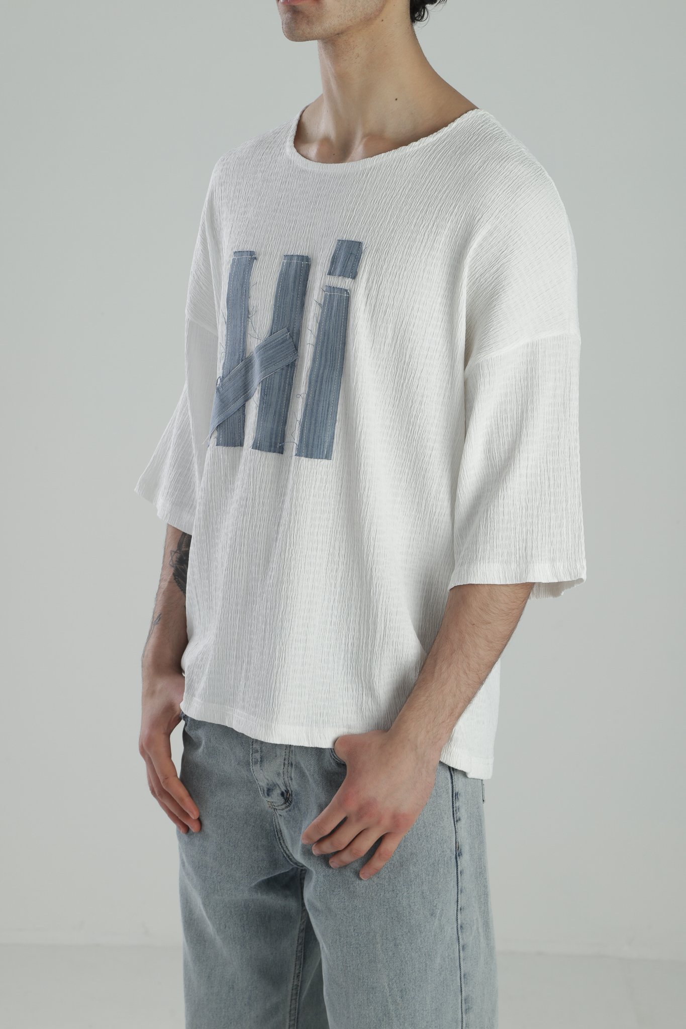 Bürümcük Kumaş Bohem T-Shirt