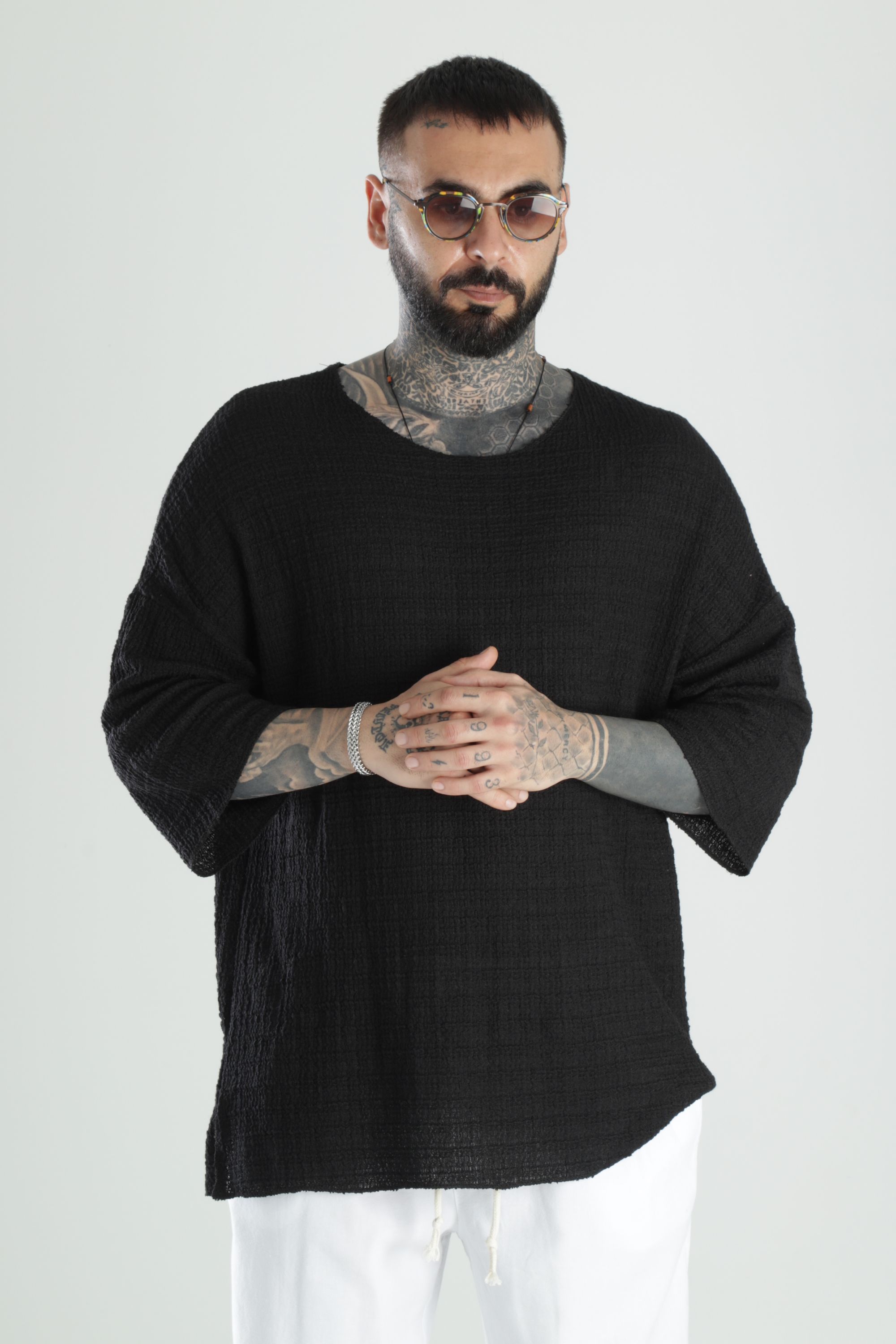 Likralı Oversize T-Shirt 
