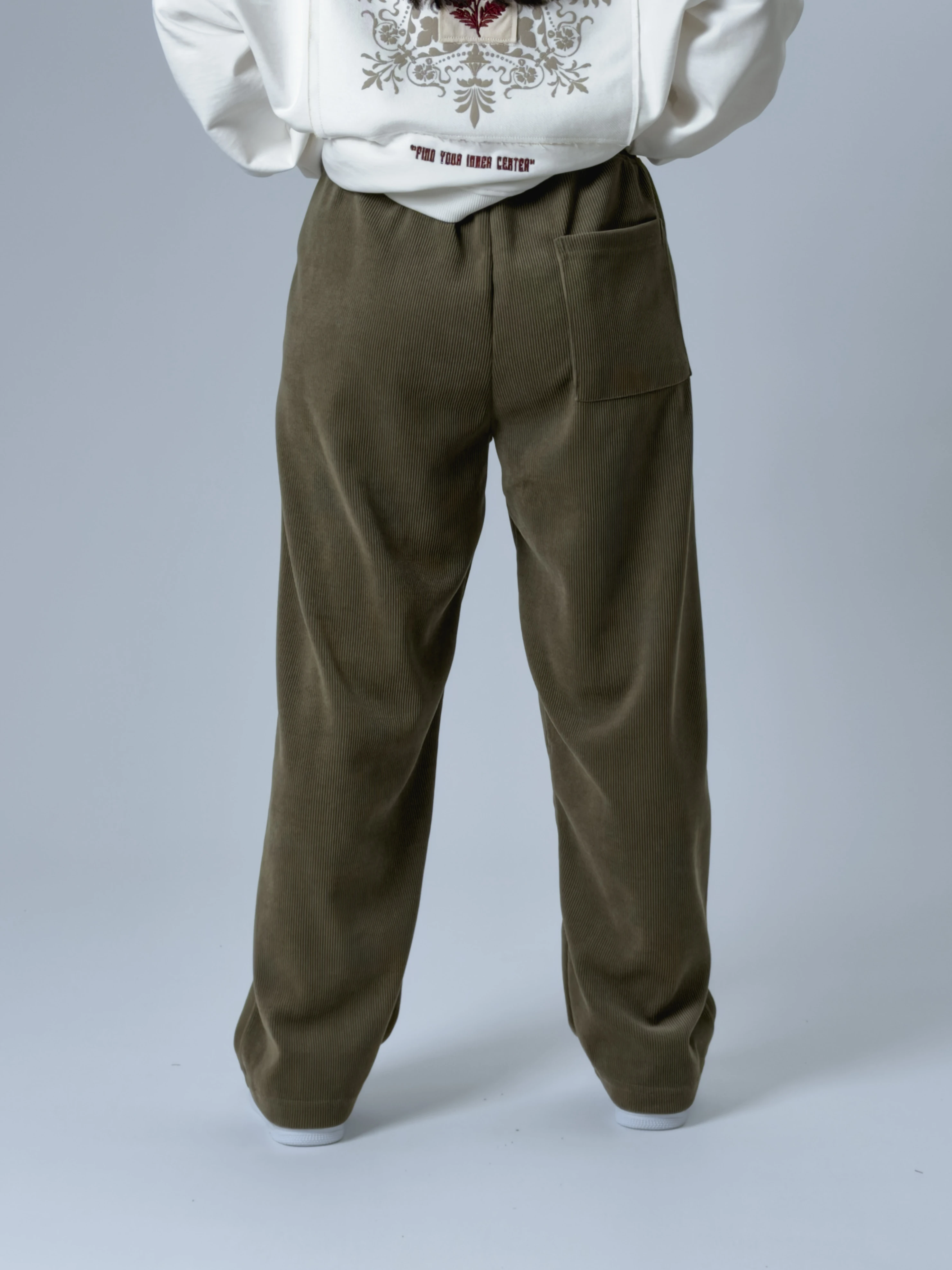 Oversize Haki Kadın Baggy Eşofman COC2533