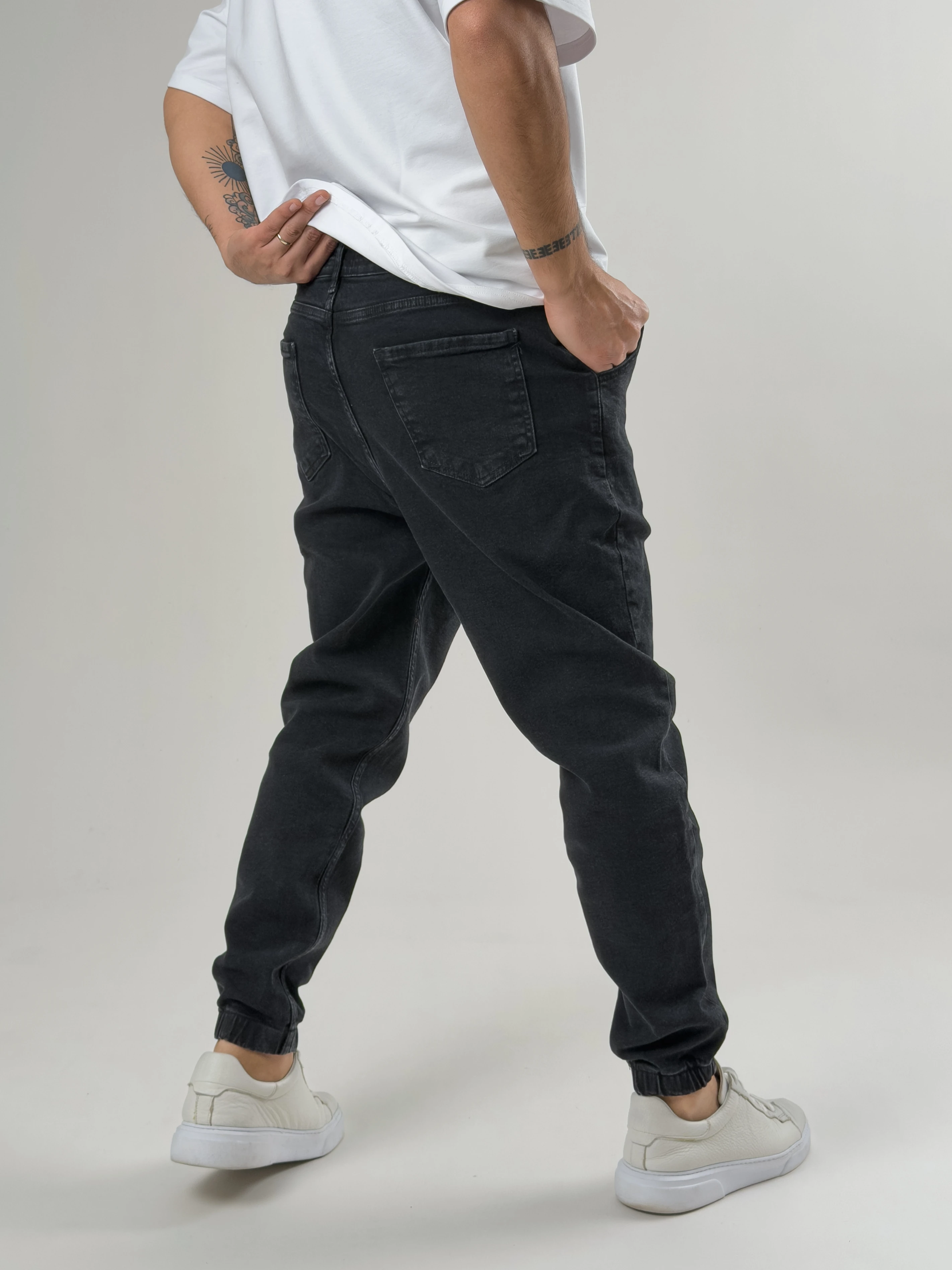 Erkek Antrasit Kot Jogger Pantolon COC2582