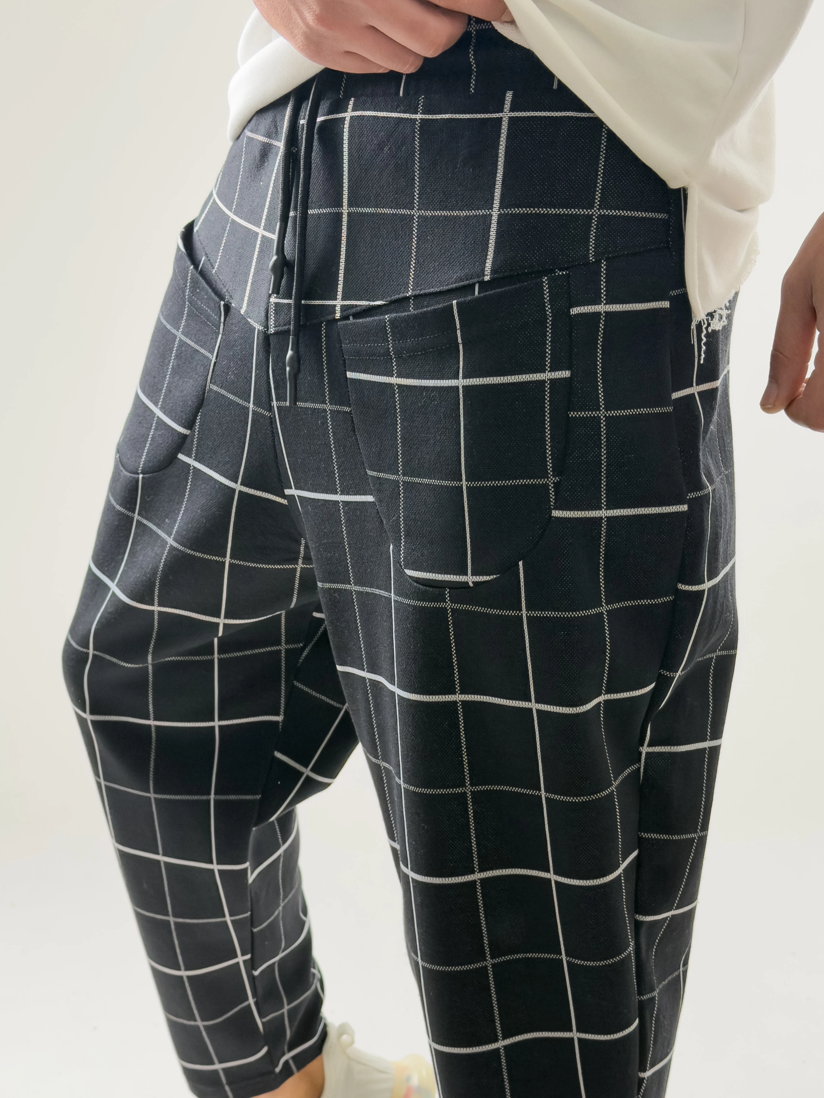 Ön Cep Detaylı Desenli Erkek Baget Pantolon COC2601