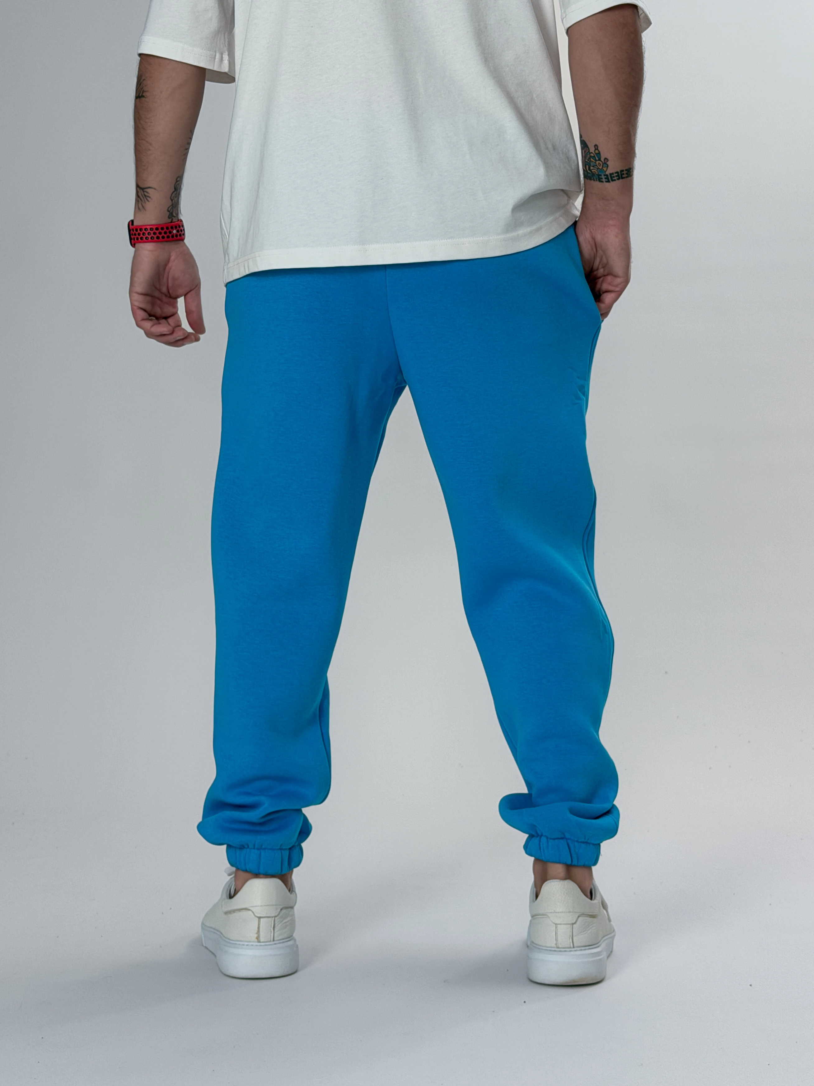 Şardonlu Mavi Erkek Jogger Eşofman COC2553