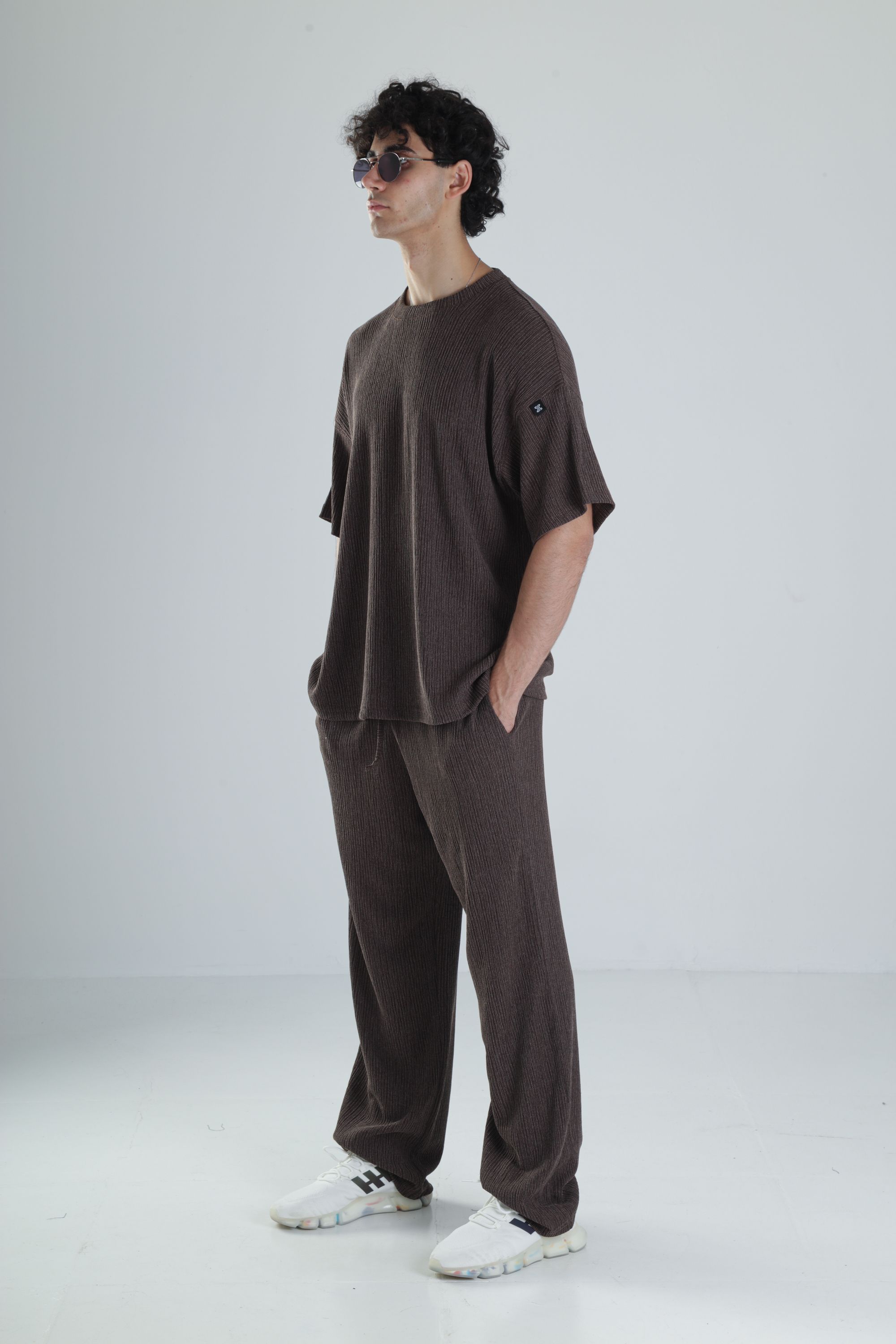 Oversize Kahverengi Takım