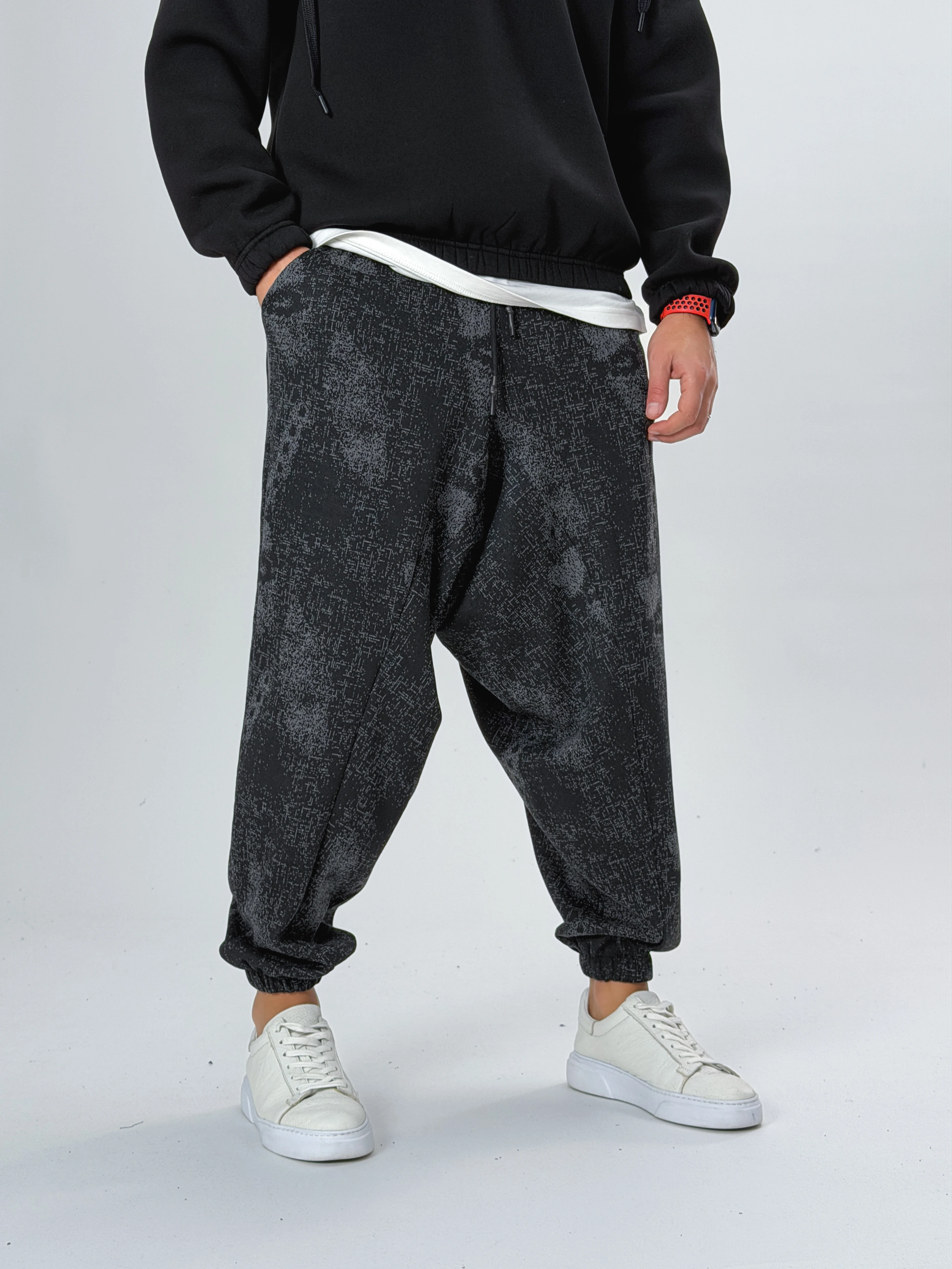 Desenli Erkek Spor Şalvar COC2529