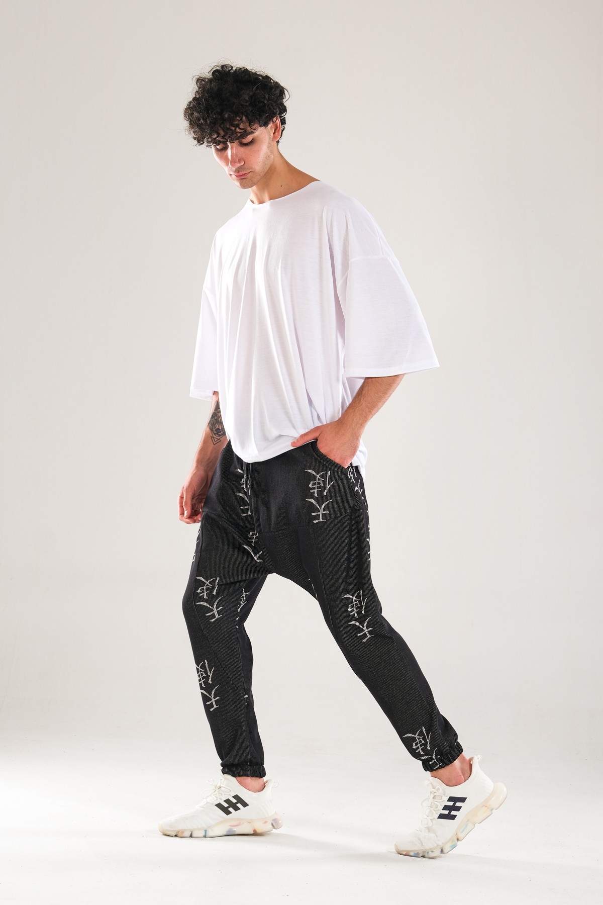 Chinese Desenli Harem Jogger