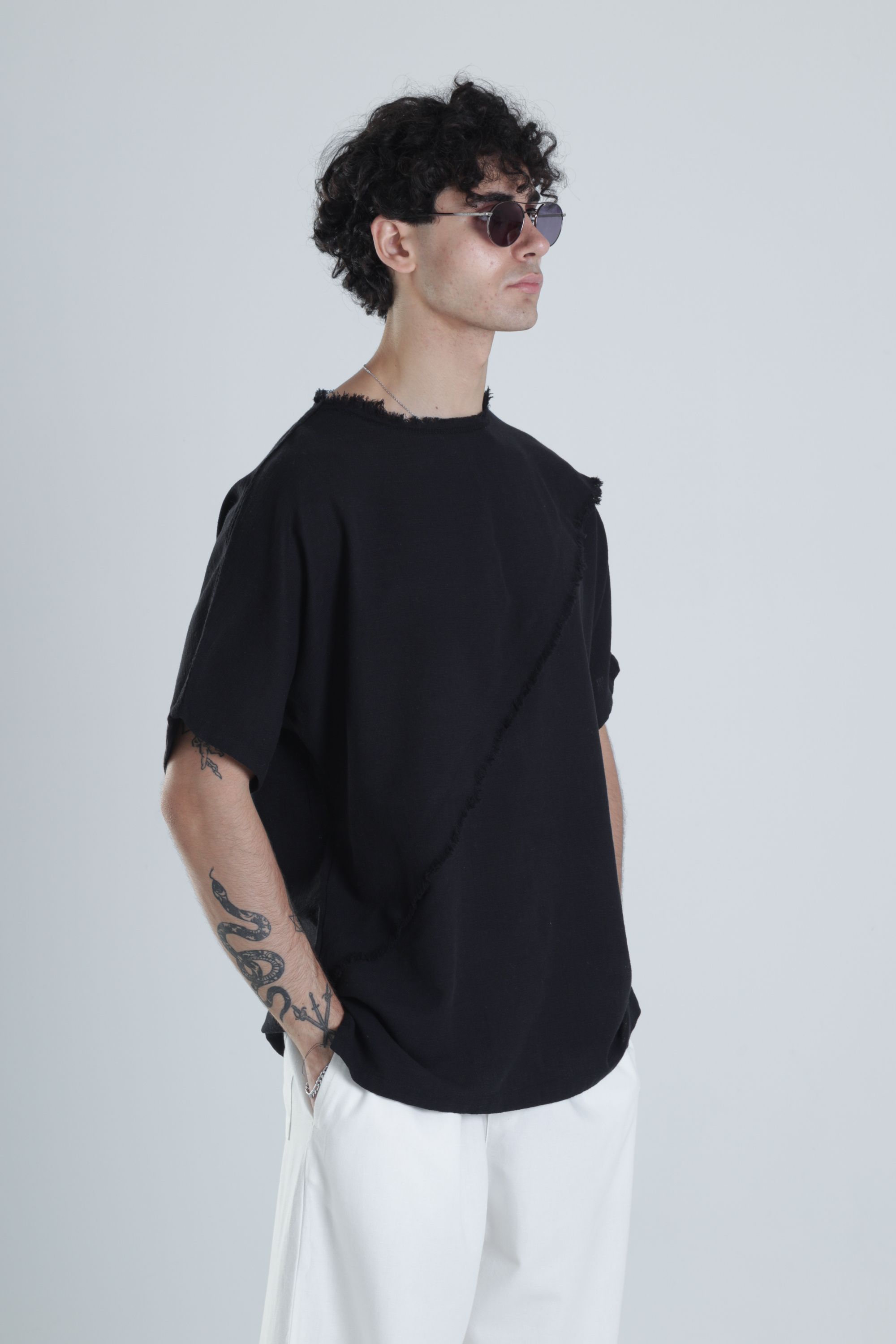 Tasarım Siyah T-Shirt