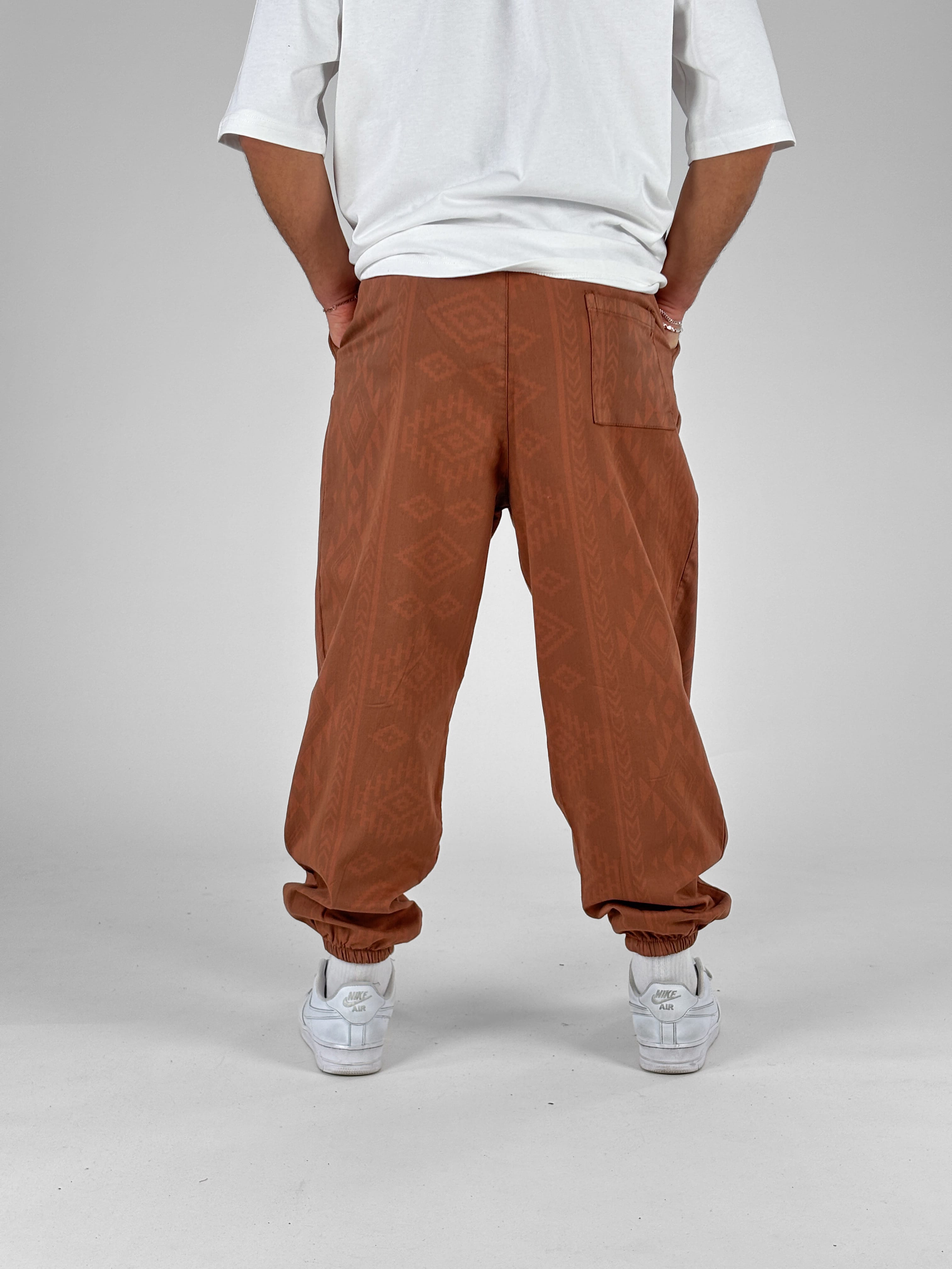 Desenli Boho Erkek Jogger Pantolon