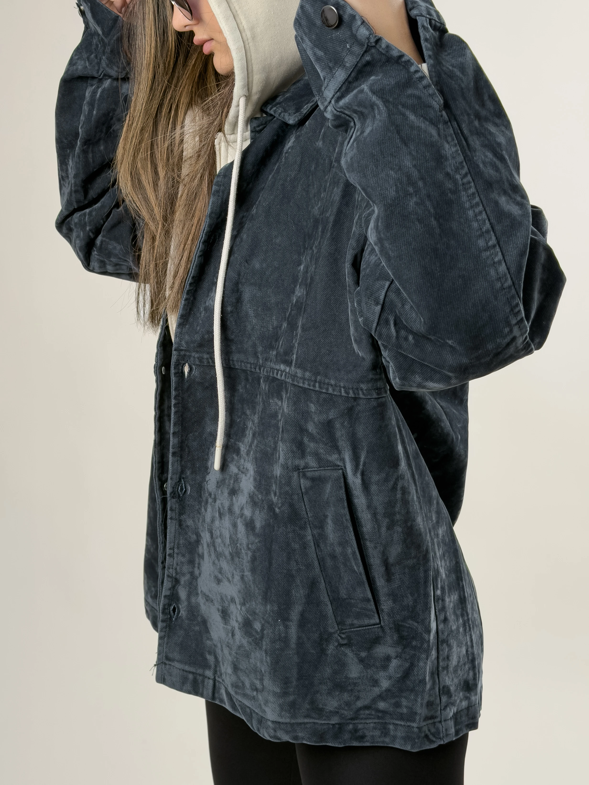 Kadın Füme Süet Ceket COC2624