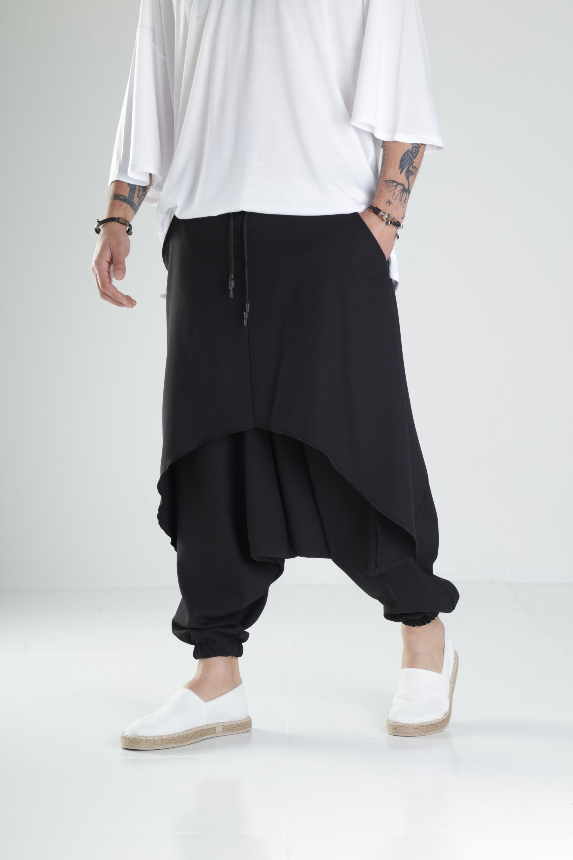 Oversize Şalvarlı Samurai Pantolon