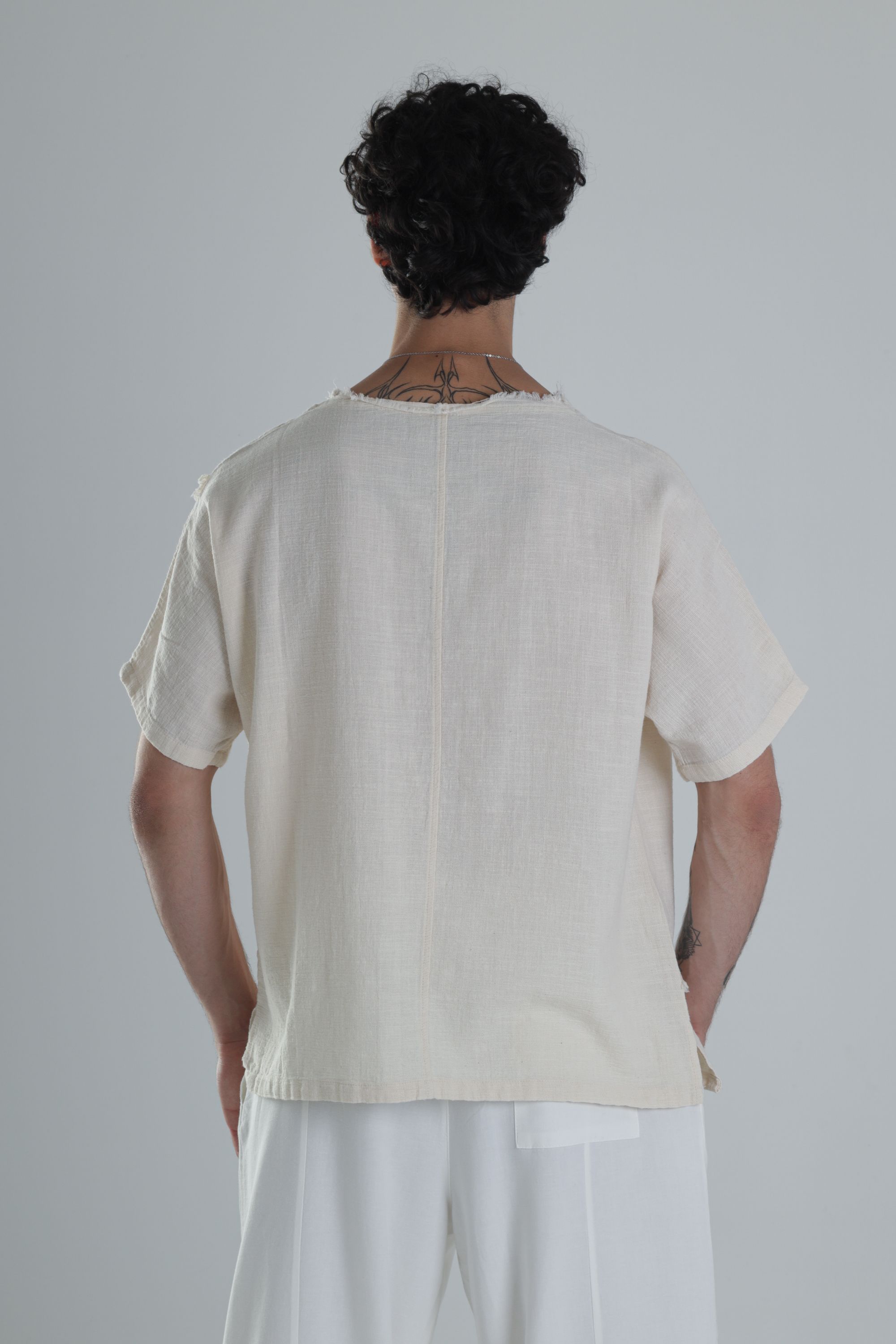 Tasarım Bej T-Shirt