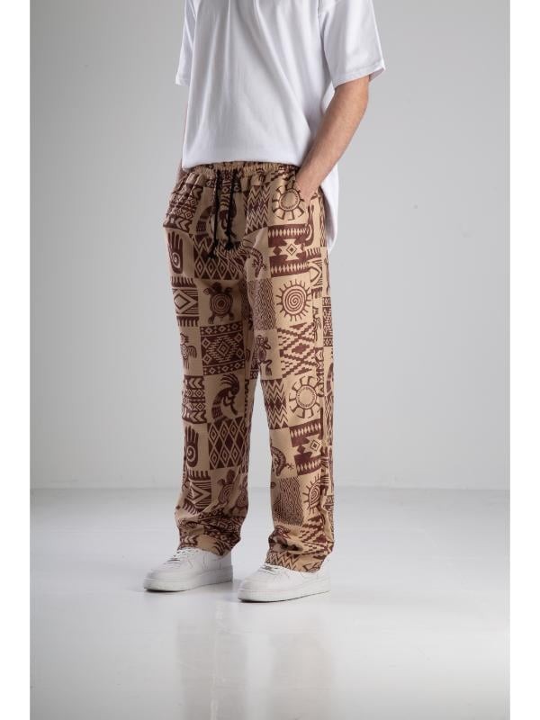 Cocopelli Desenli Baggy Pantolon