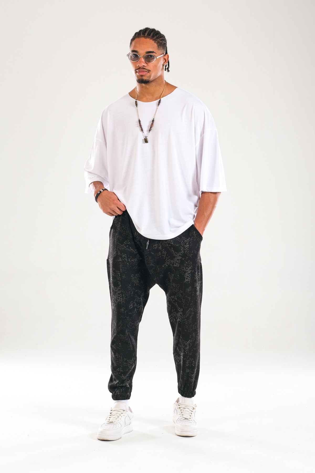Desenli Harem Jogger