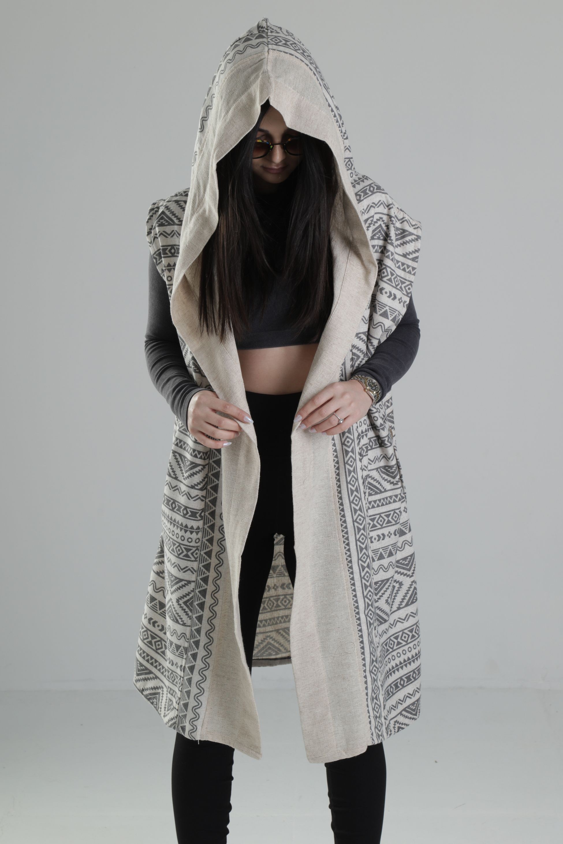 Etnik Desenli Kimono