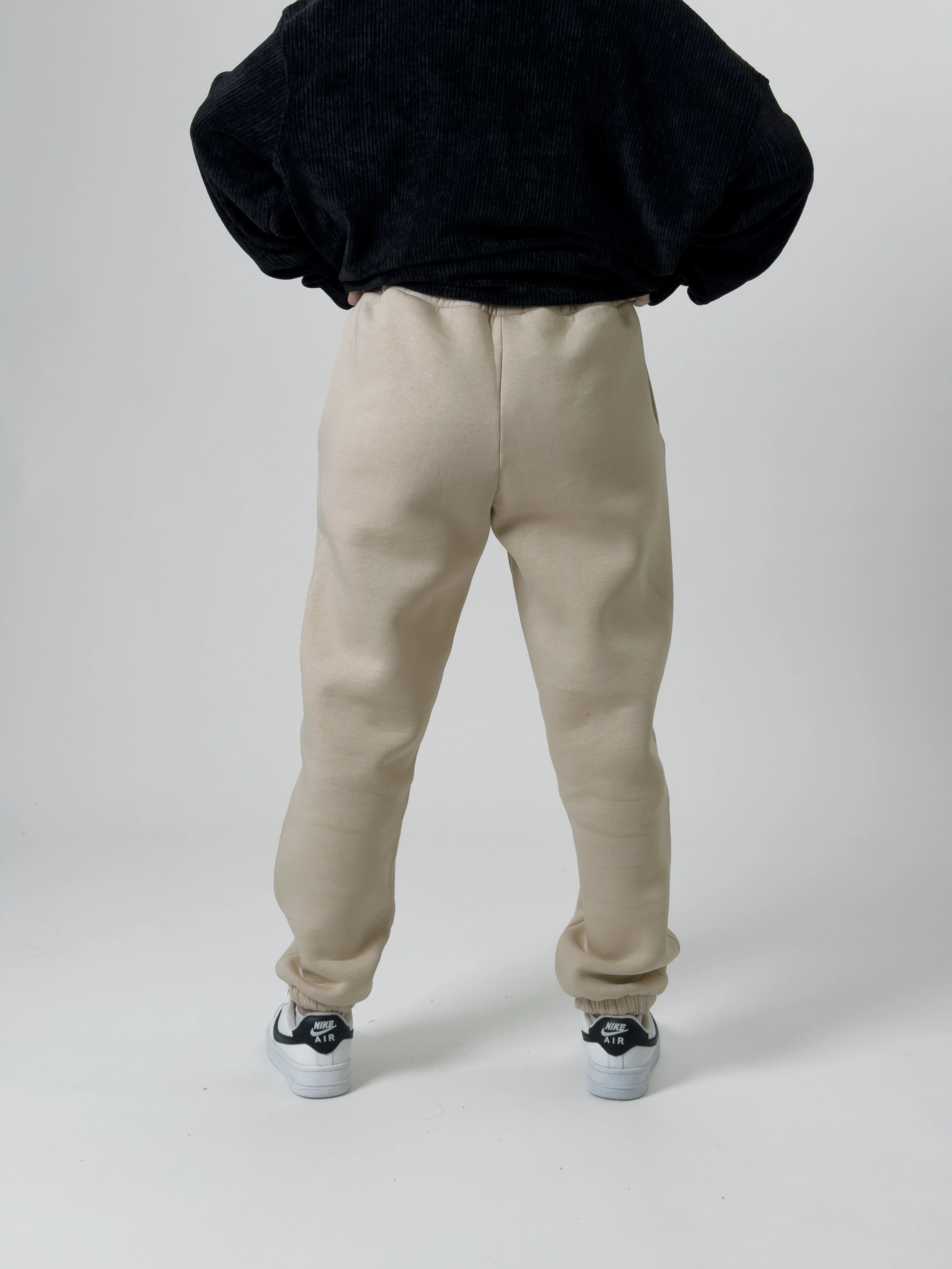 Şardonlu Bej Kadın Jogger Eşofman COC2536