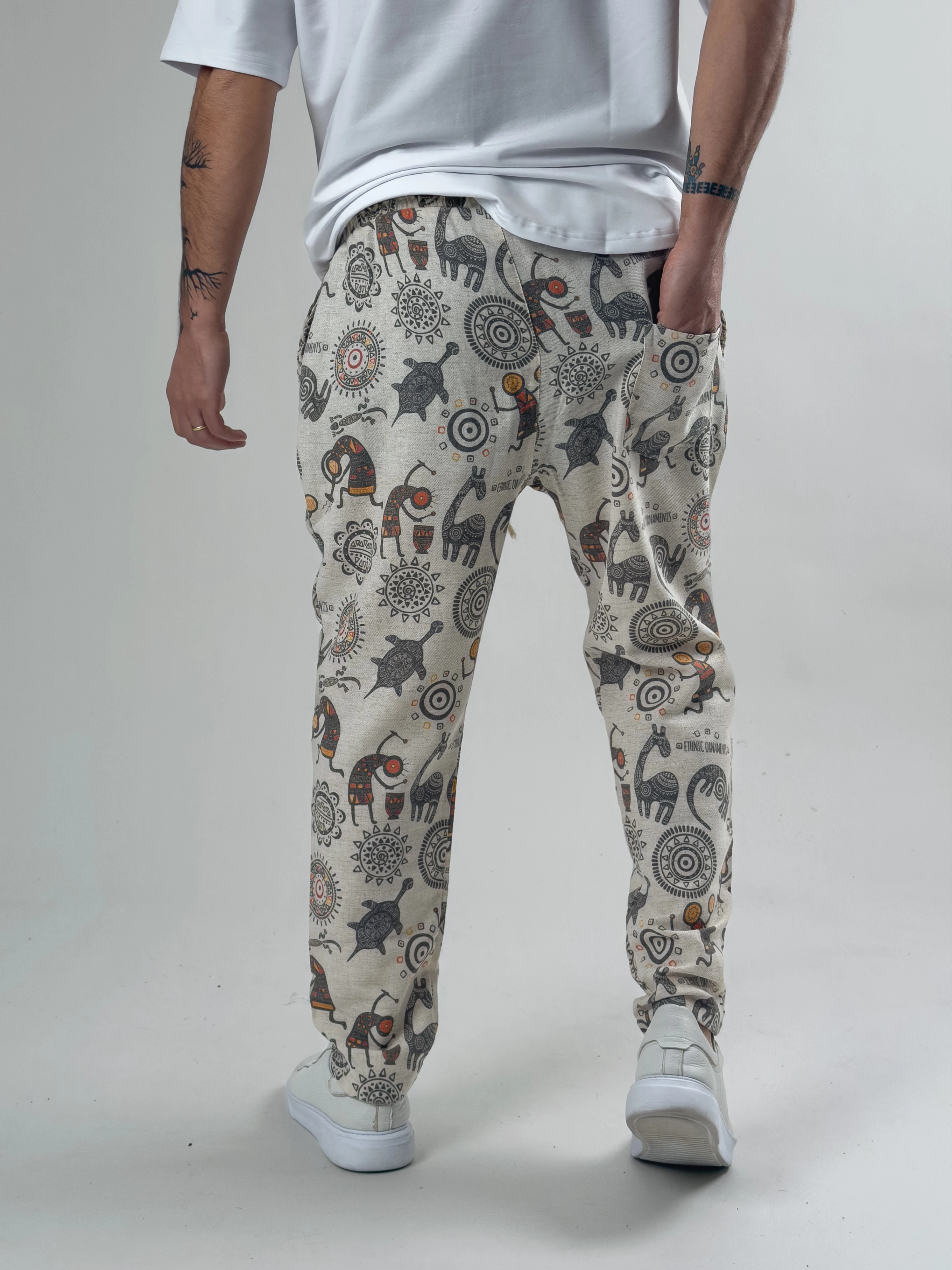 Cocopelli Desenli Baget Pantolon COC2584