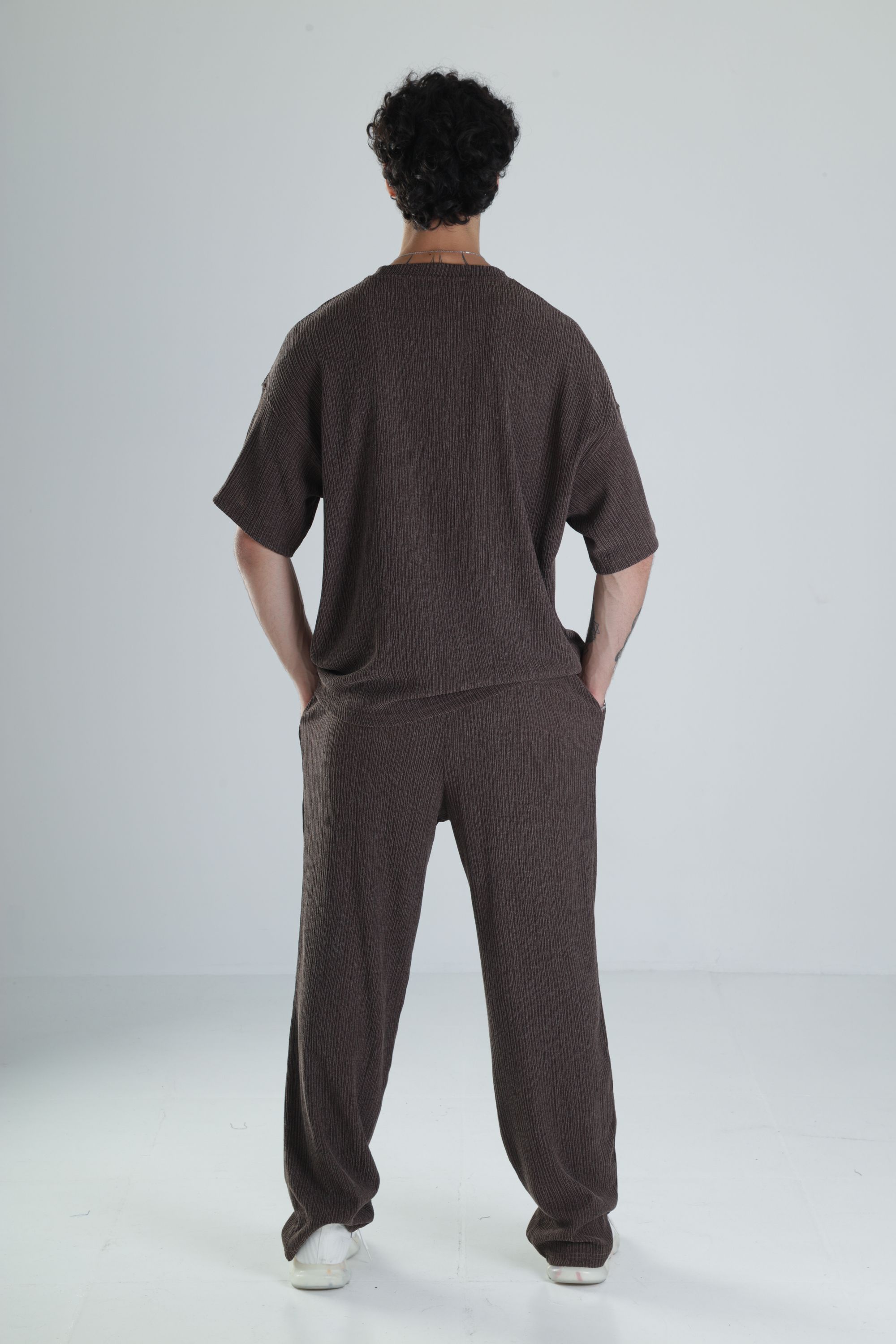 Oversize Kahverengi Takım