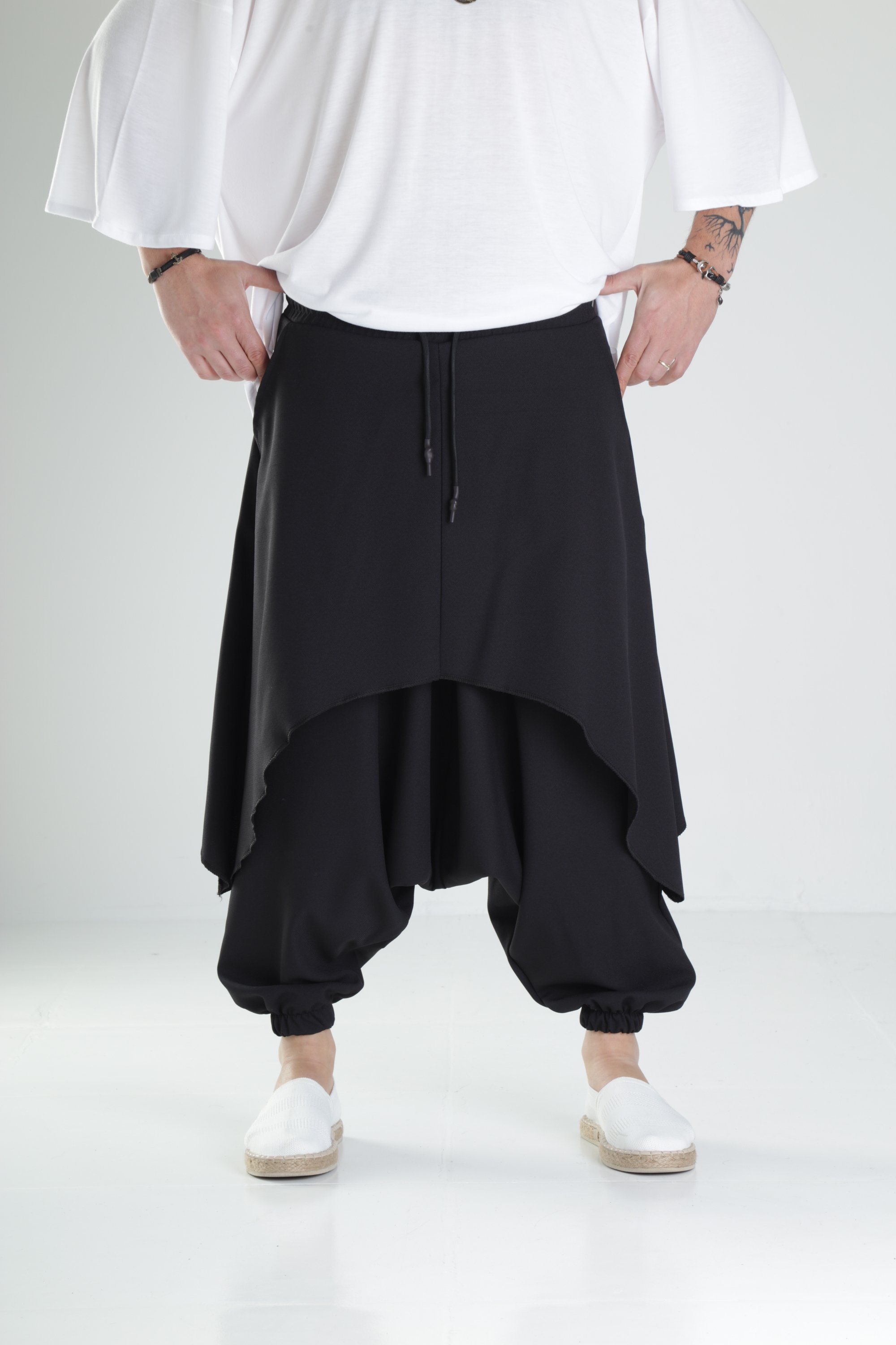 Oversize Şalvarlı Samurai Pantolon